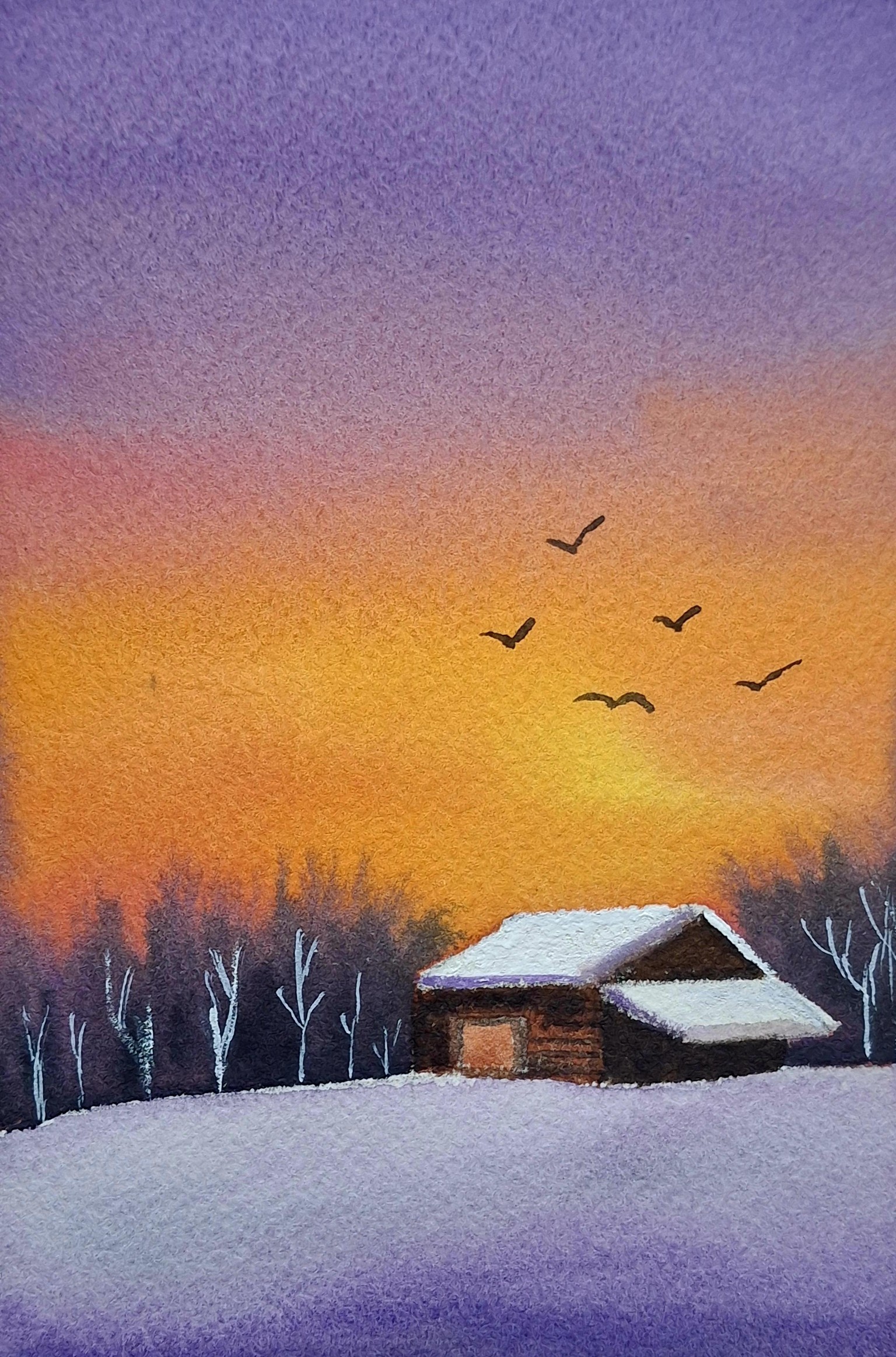 30 Winter Landscapes - image 30 - student project
