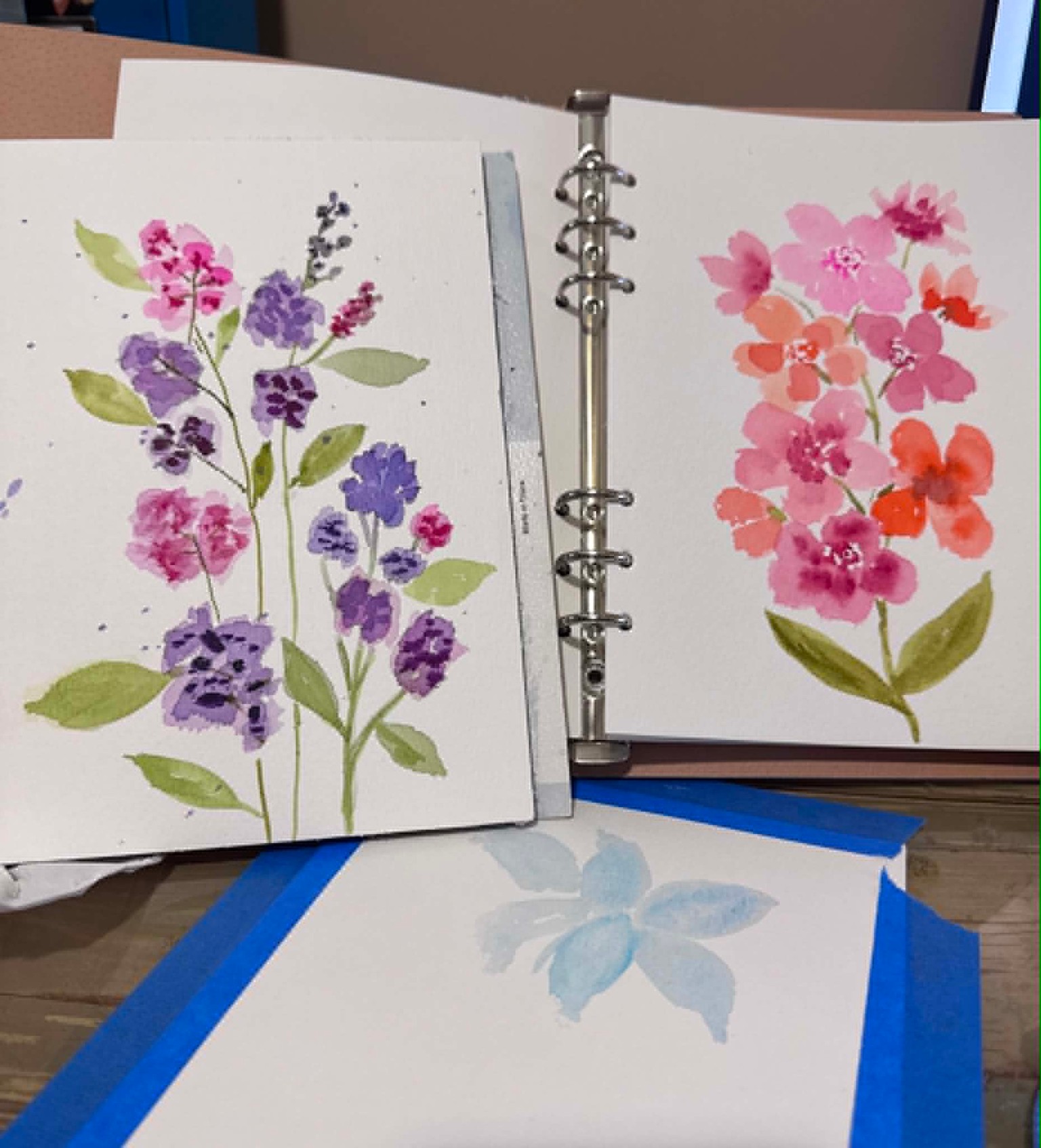 Watercolor Florals for Beginners: Relax and Find Joy - image 1 - student project