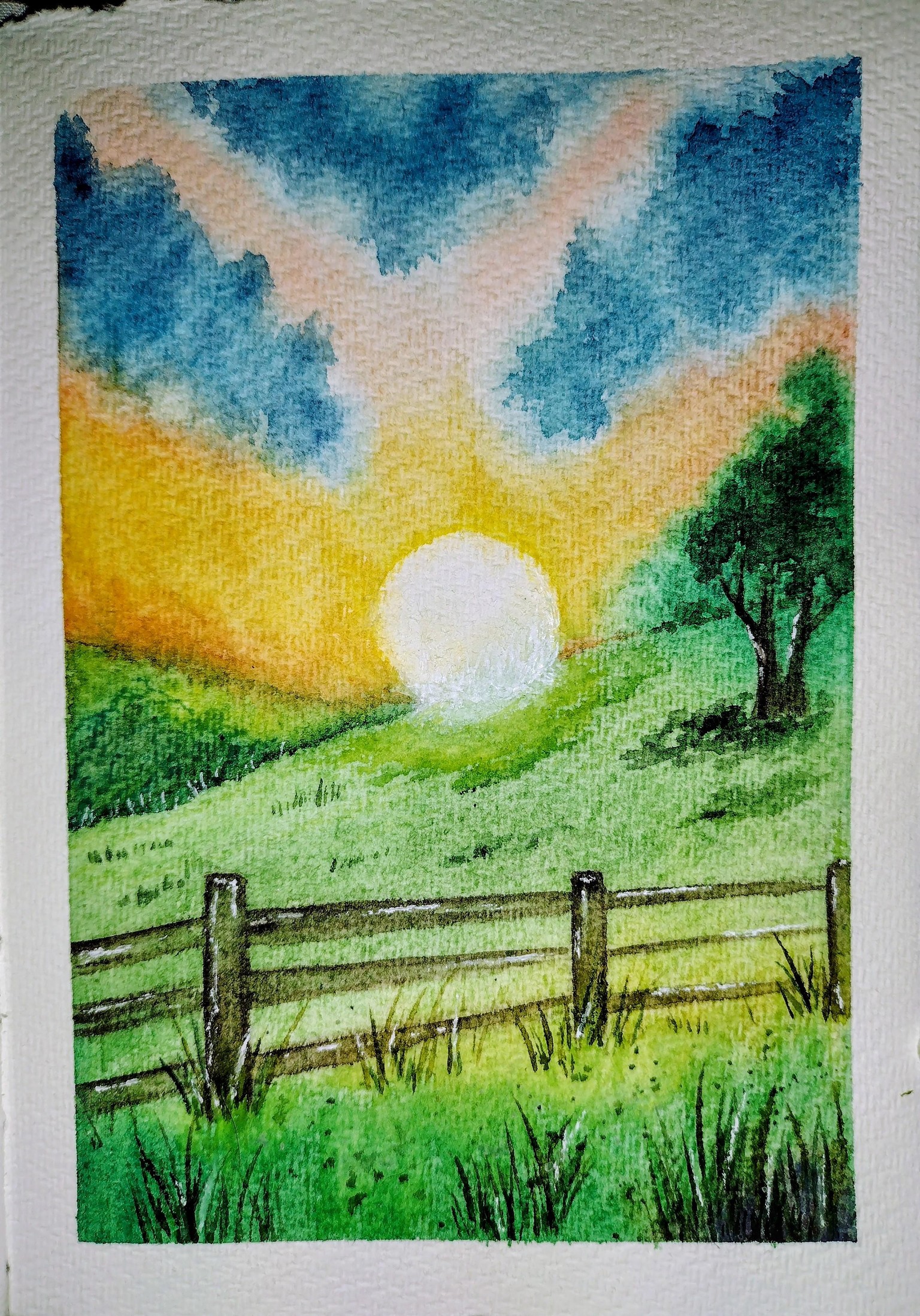 Nature In watercolor Projects - image 4 - student project