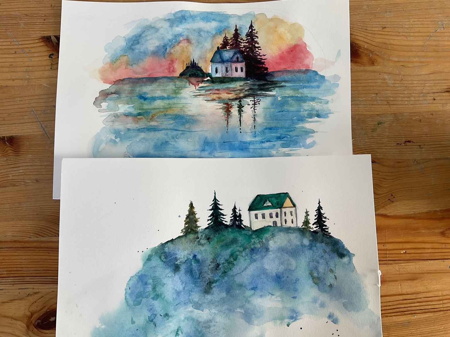 Expressive watercolor - image 1 - student project