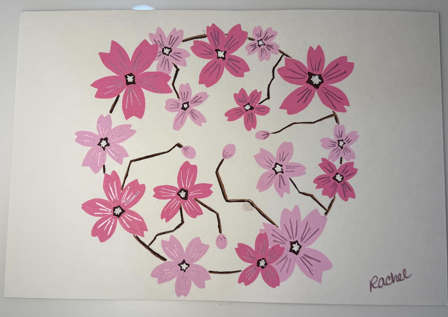 Posca Floral Art - image 1 - student project