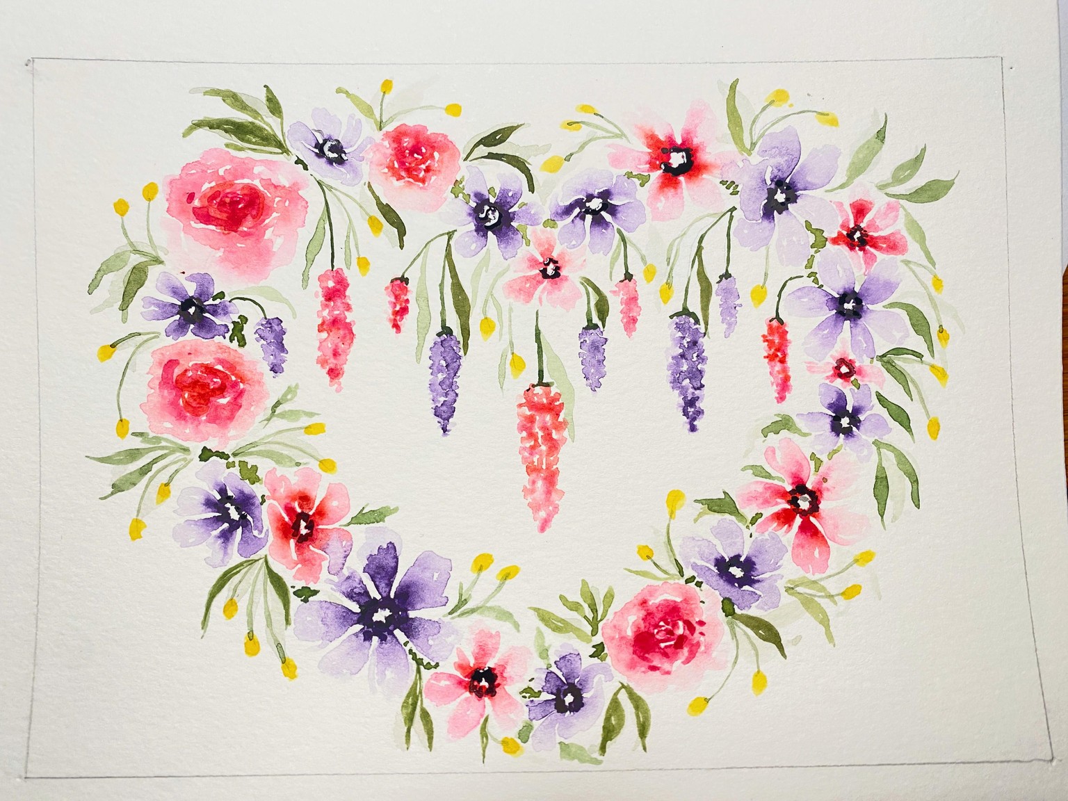 15 days of watercolor florals - image 21 - student project