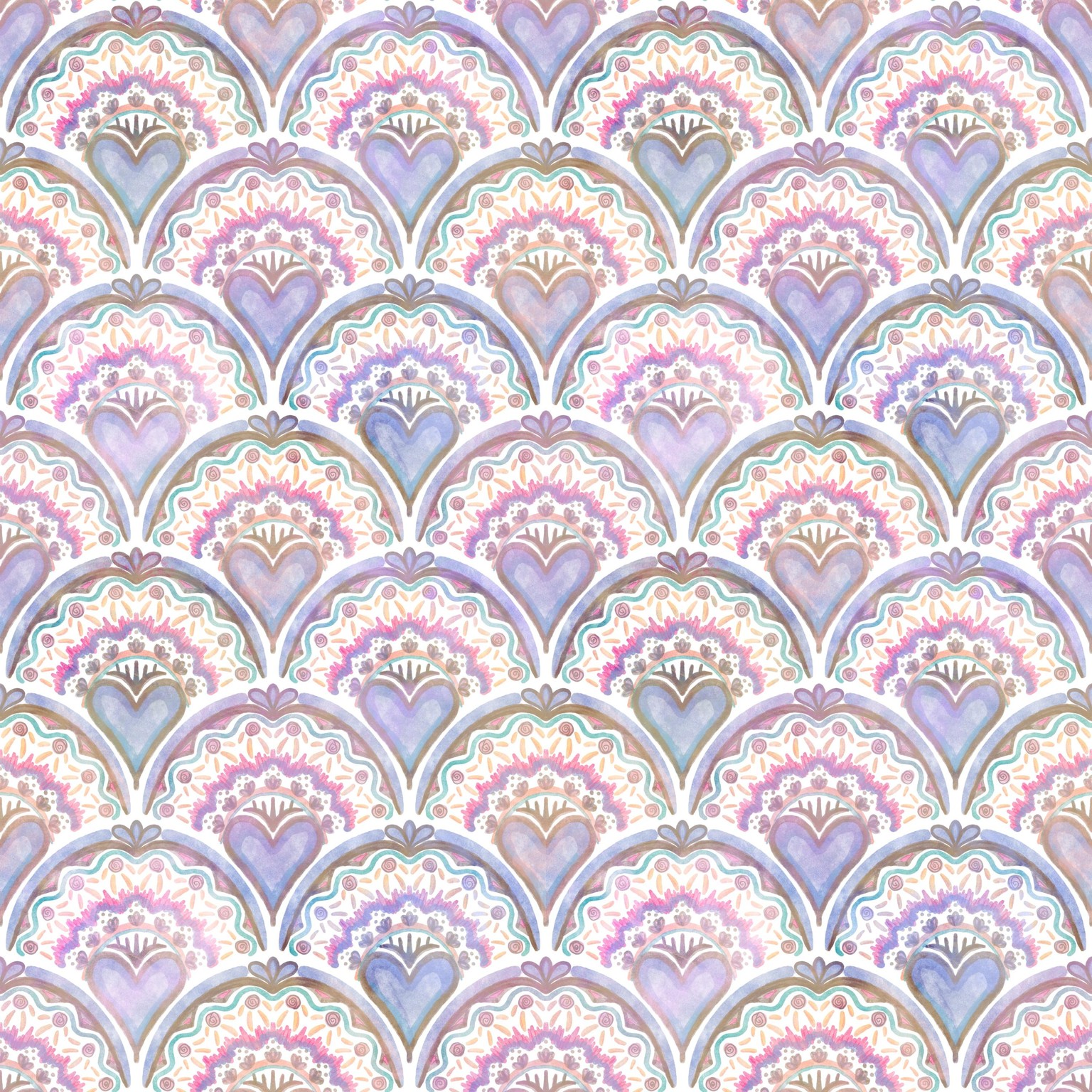 Lovely Watercolor Scallops - image 1 - student project