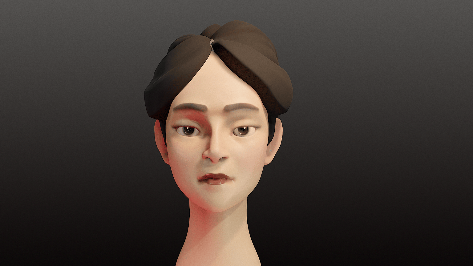 Human Head Sculpt - image 2 - student project