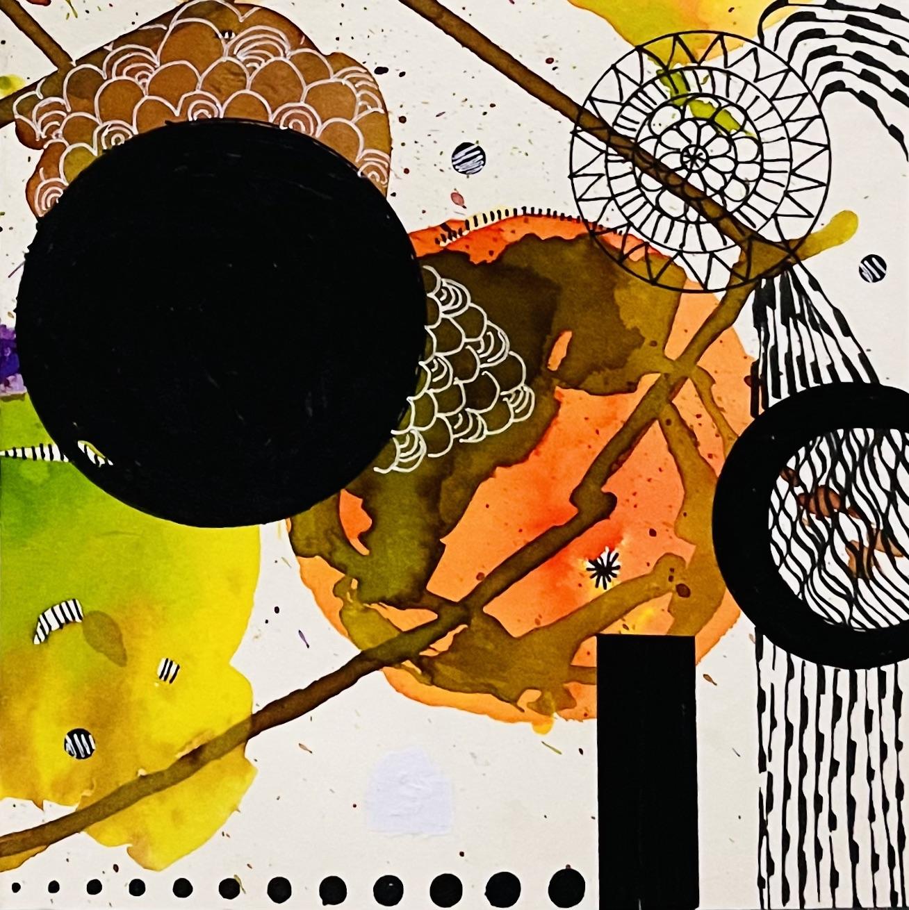 Abstract Watercolor Escape - Part 4: Bold Colors and Relaxing Patterns - image 6 - student project