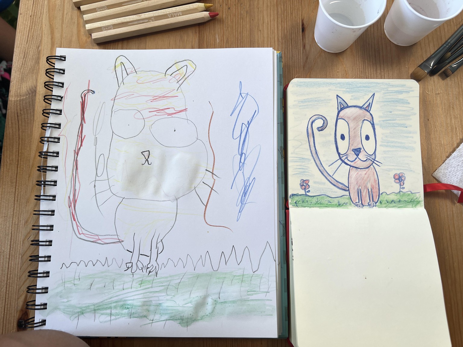 Silly cats by mom and Camilla - image 1 - student project