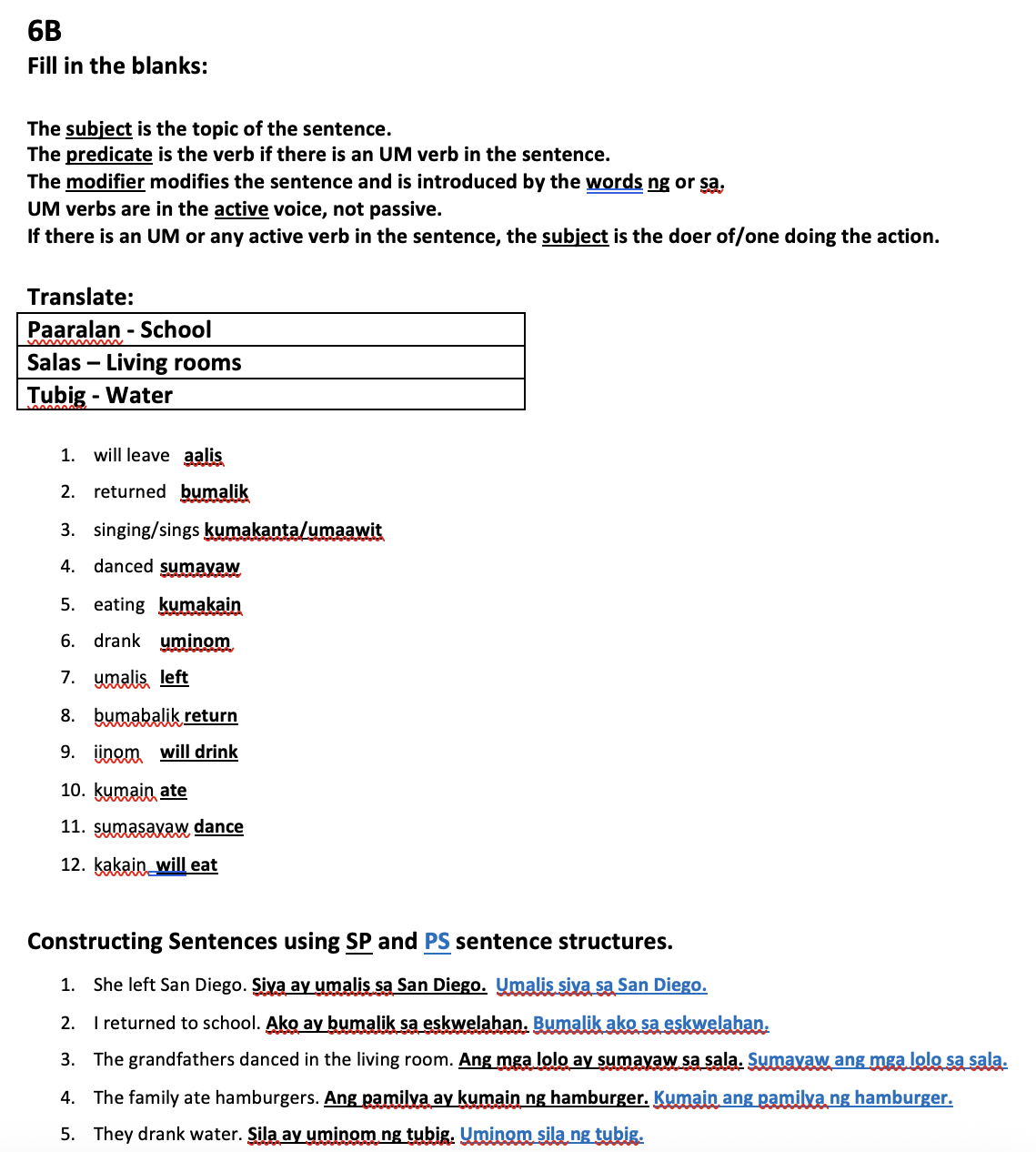 Filipino: Nouns, Adjectives, and Verbs - image 19 - student project