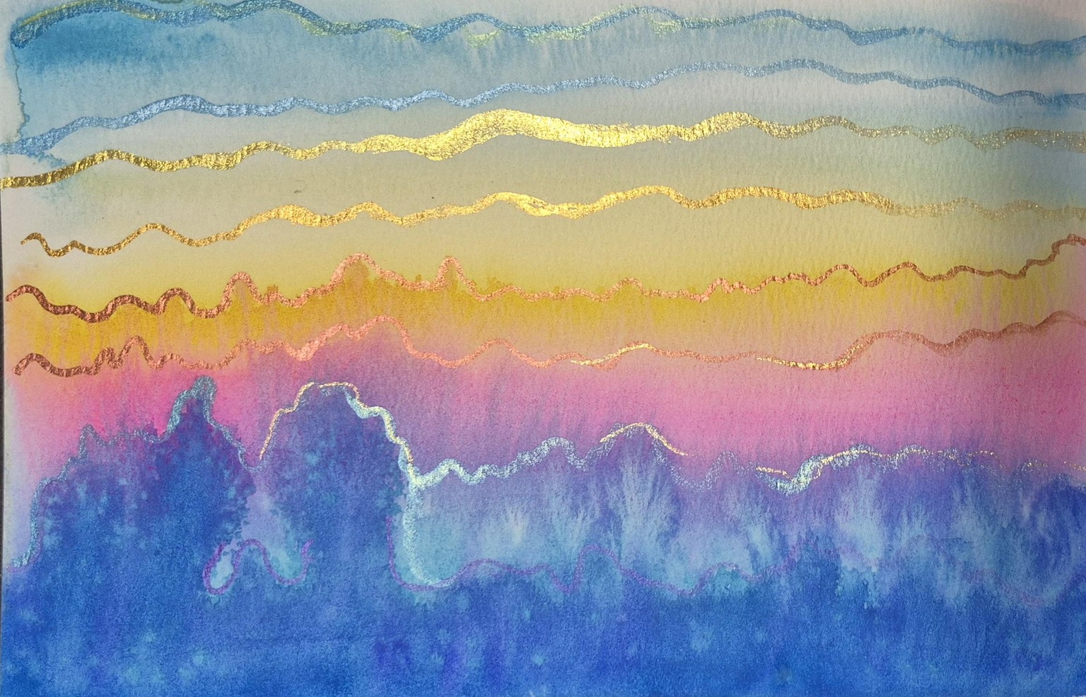 Cozy Autumn Watercolor Patterns: 7 Relaxing Painting Projects - image 1 - student project