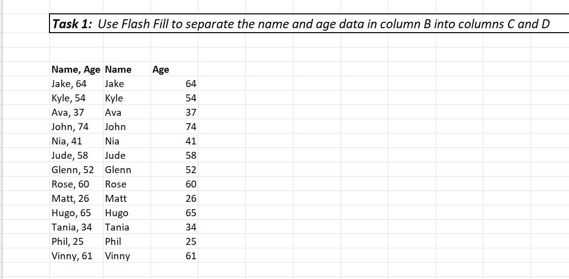 Excel Tips and Tricks Project Task 2 - image 1 - student project
