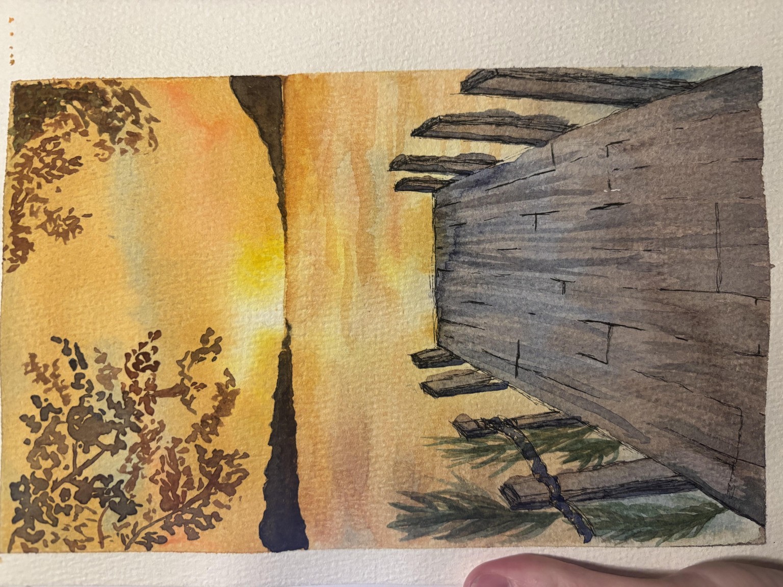 Dock at Sunset - image 1 - student project