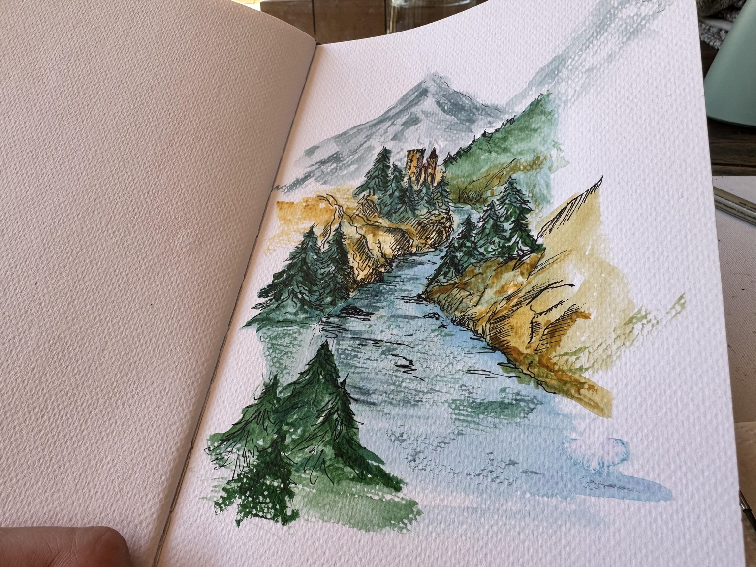 Watercolor x ink - image 1 - student project