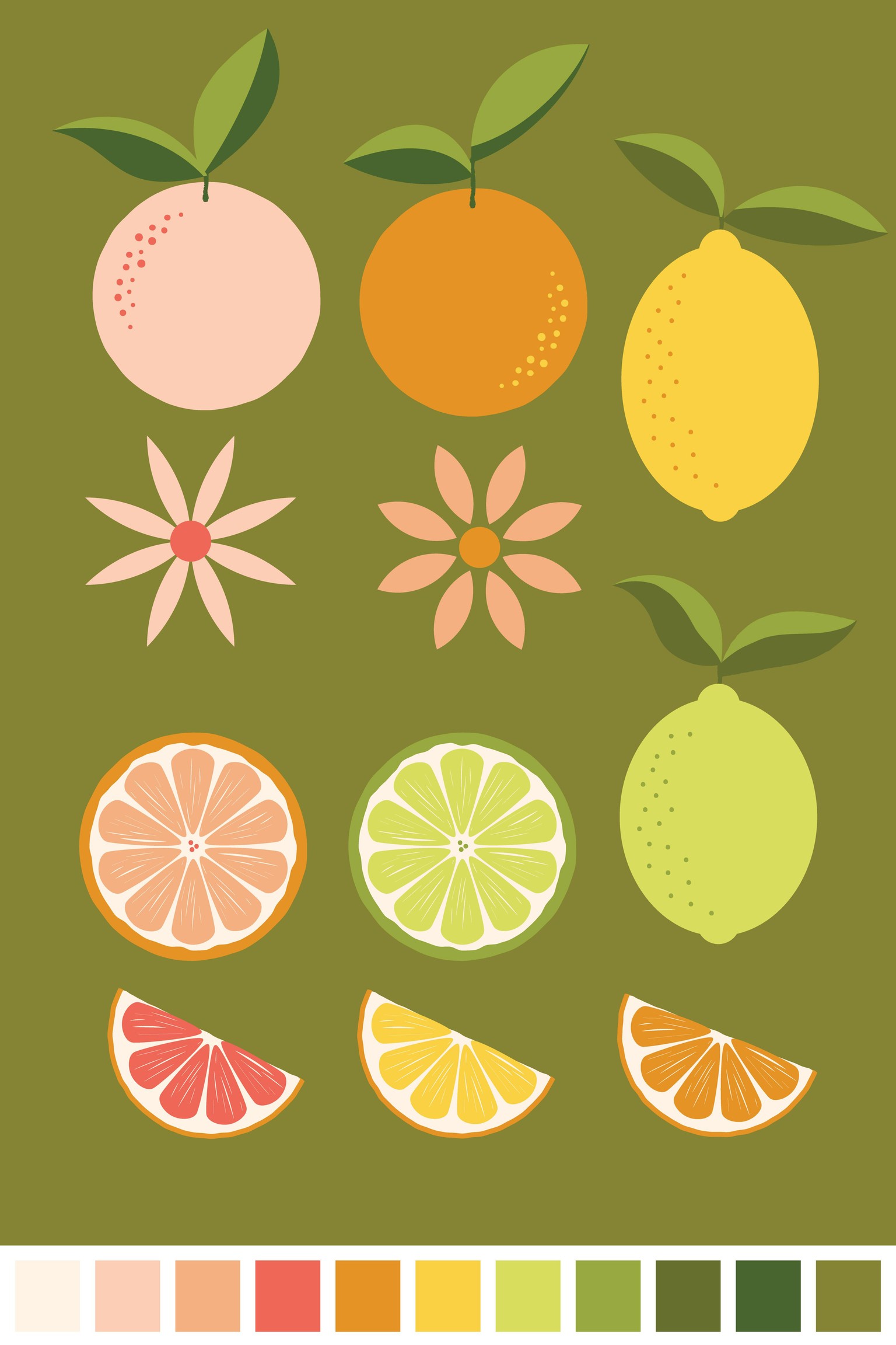 Citrus Pattern - image 7 - student project