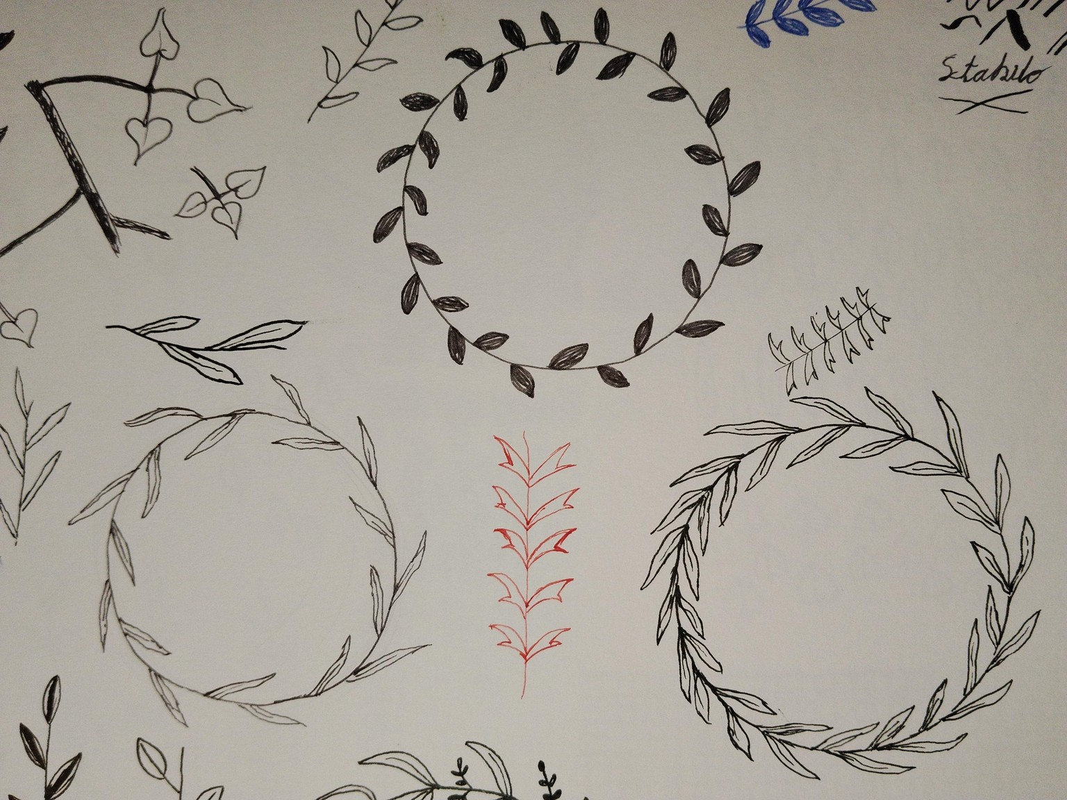 Drawing Wreaths - image 3 - student project