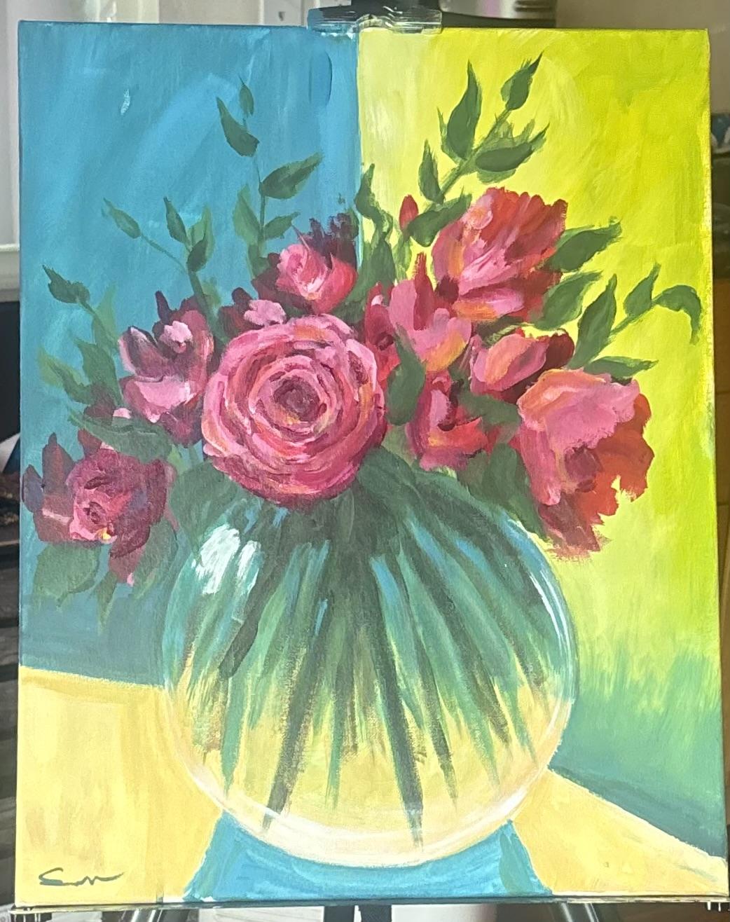 Flowers in vase - image 1 - student project