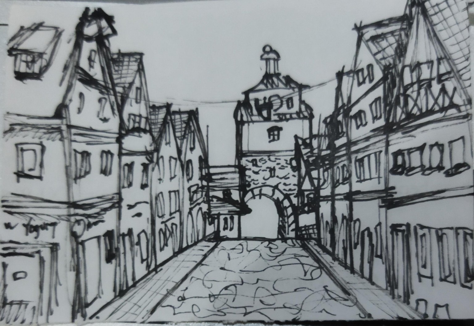 Testing urban sketch - image 1 - student project