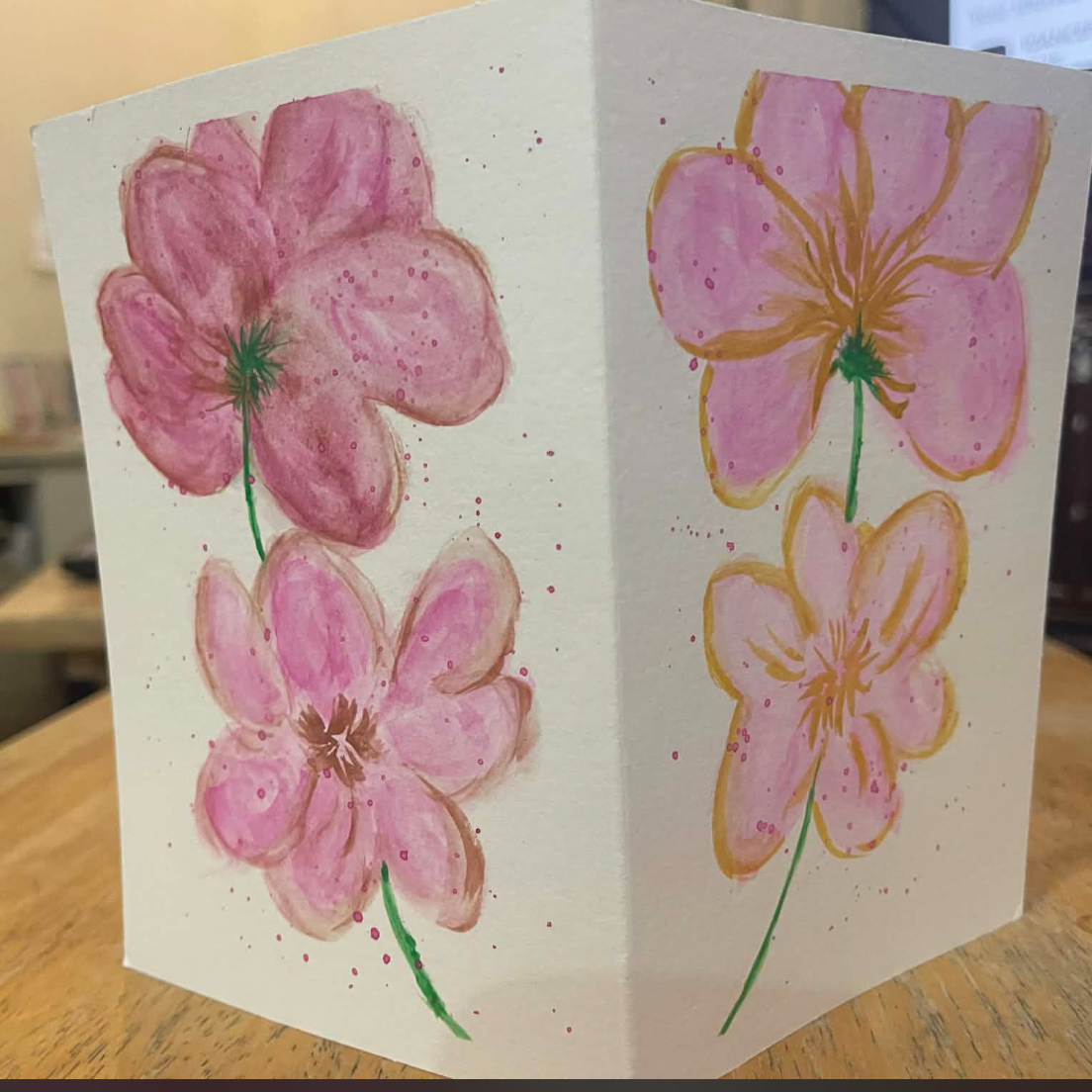 Flower Cards - image 2 - student project