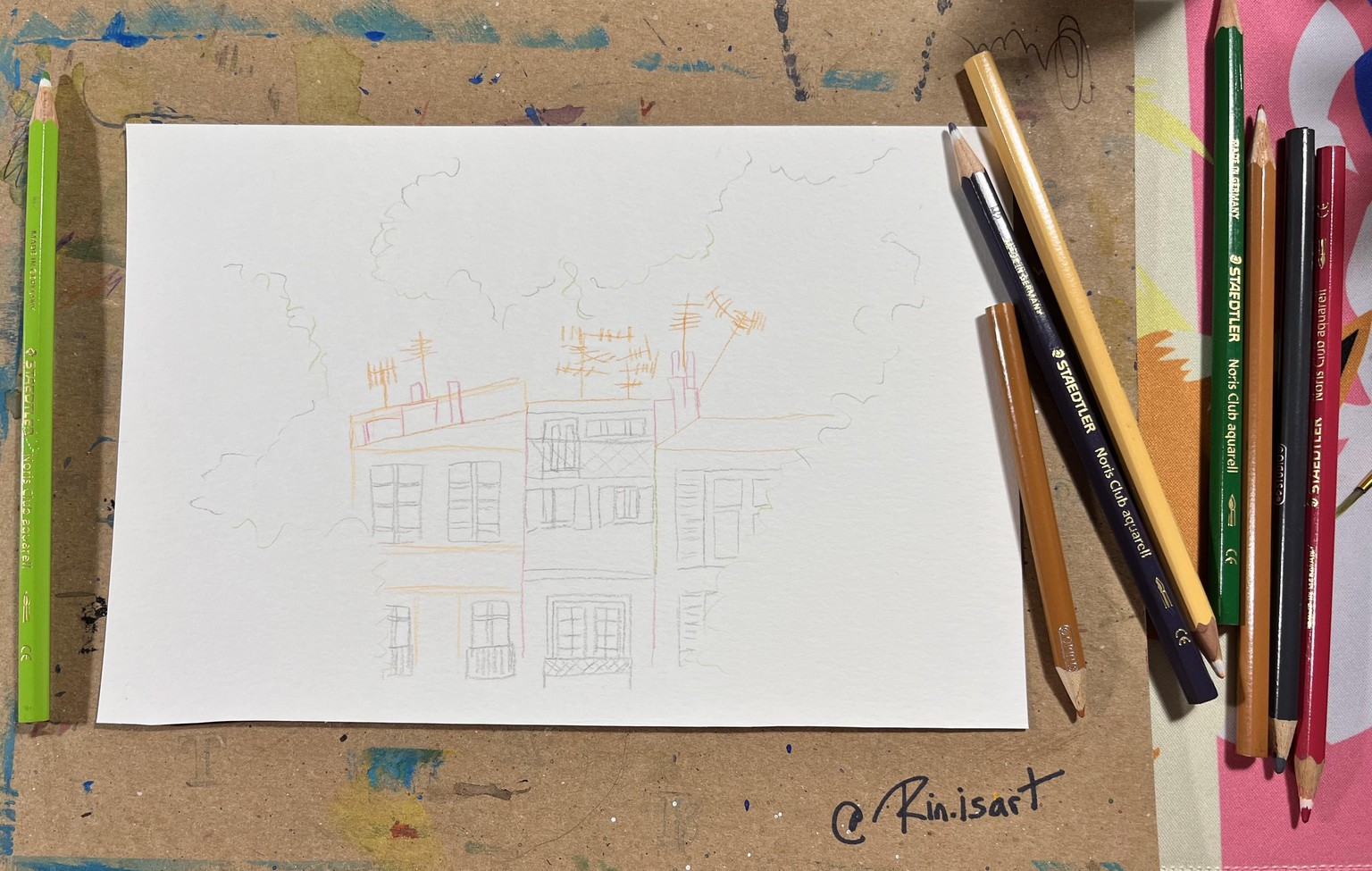 Happy colourful buildings in Toulouse - image 1 - student project