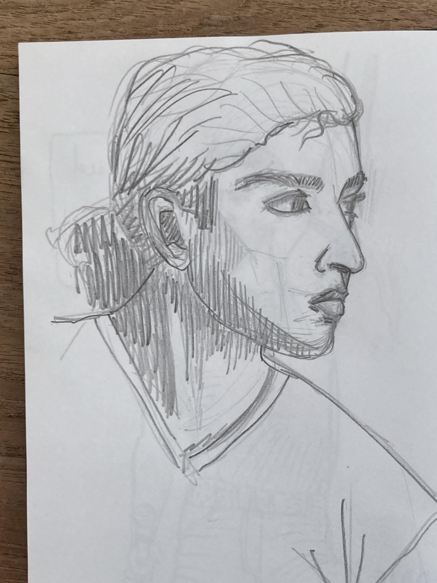 Practice portraits - image 2 - student project