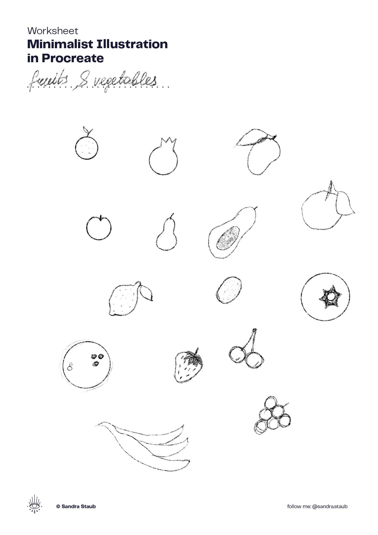 Minimalist orange illustration - image 1 - student project