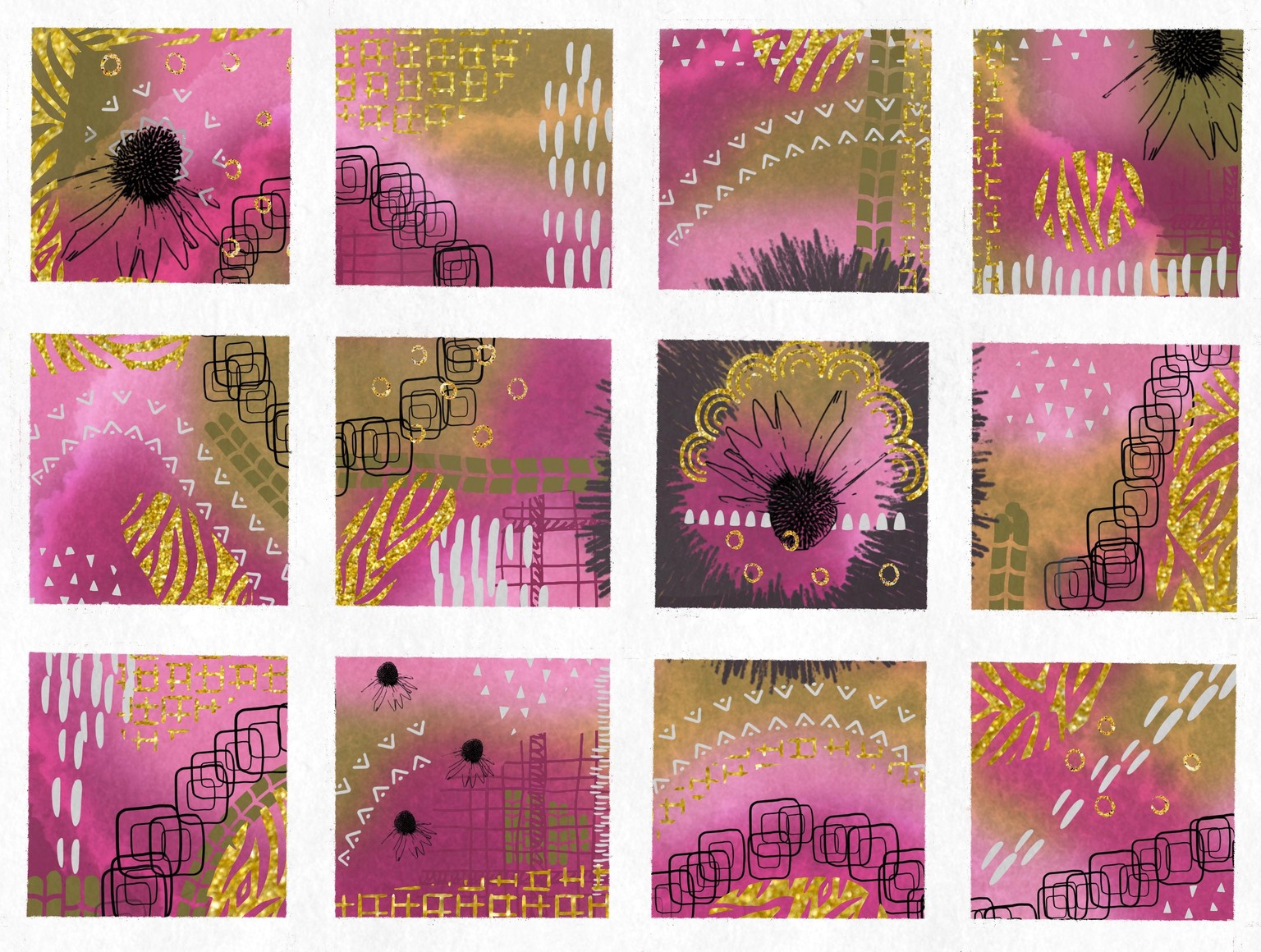 My Mixed Media Grids #2 - image 3 - student project