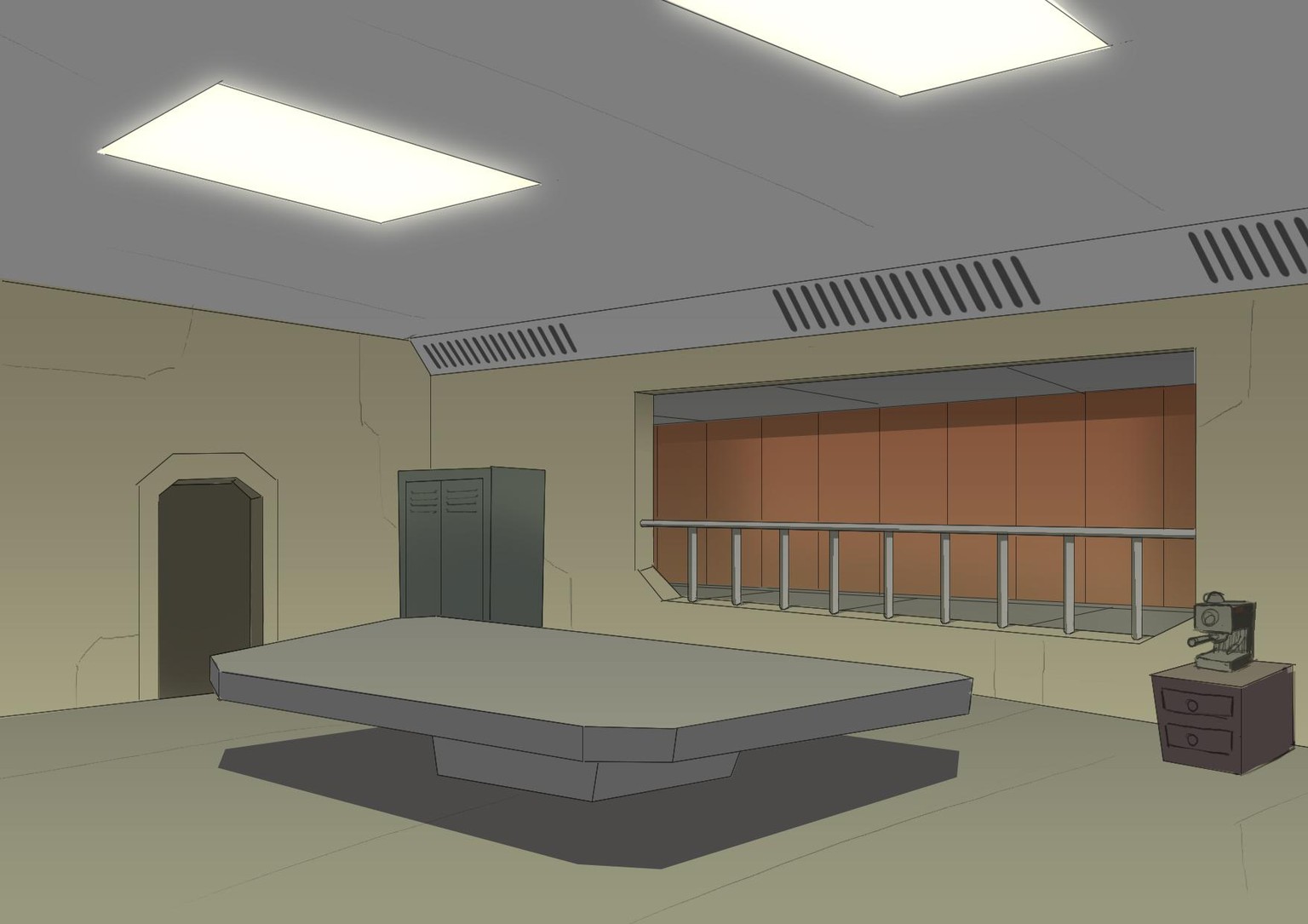 Spaceship Living Room - image 1 - student project