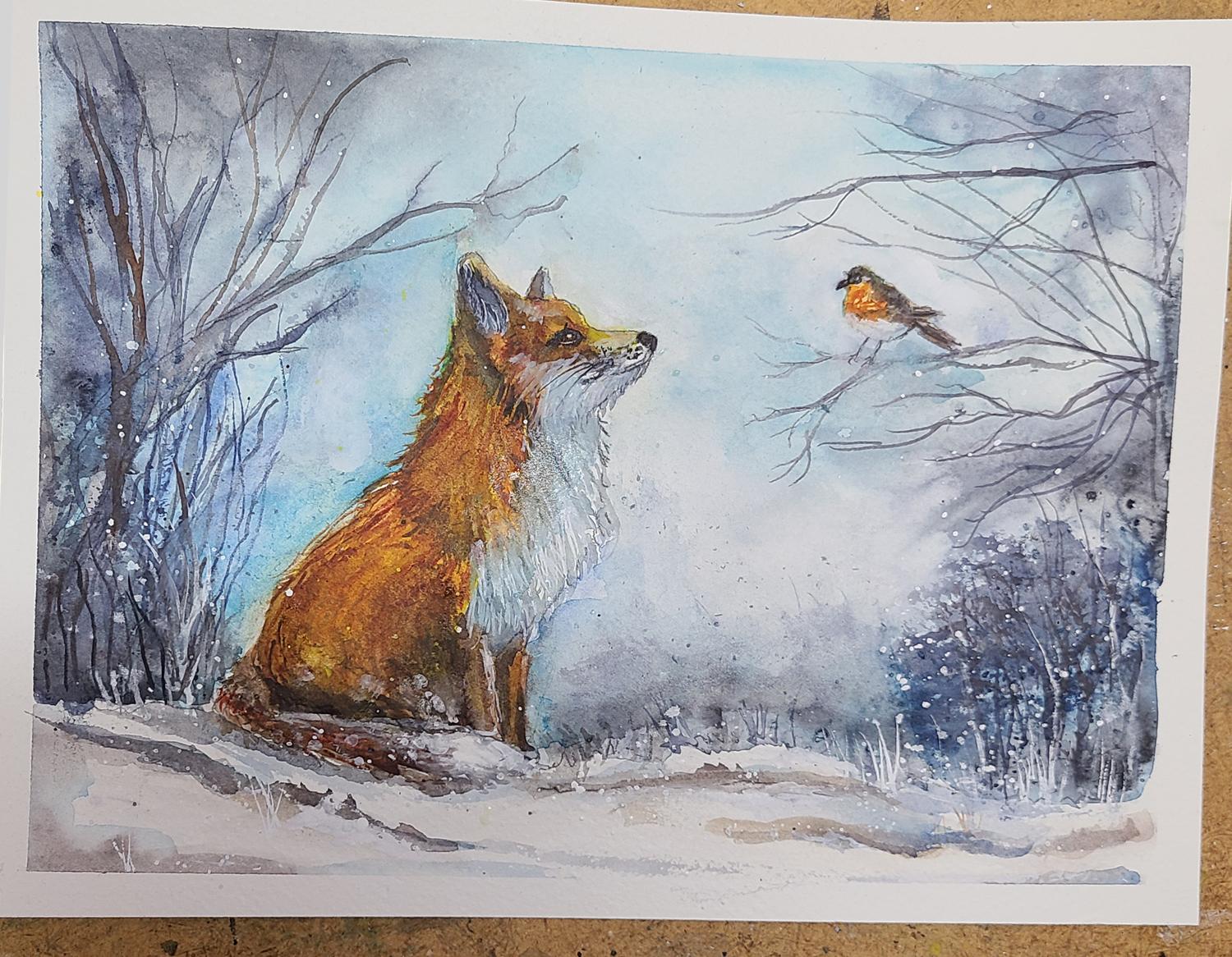 Carrie's Fox & Robin - image 1 - student project