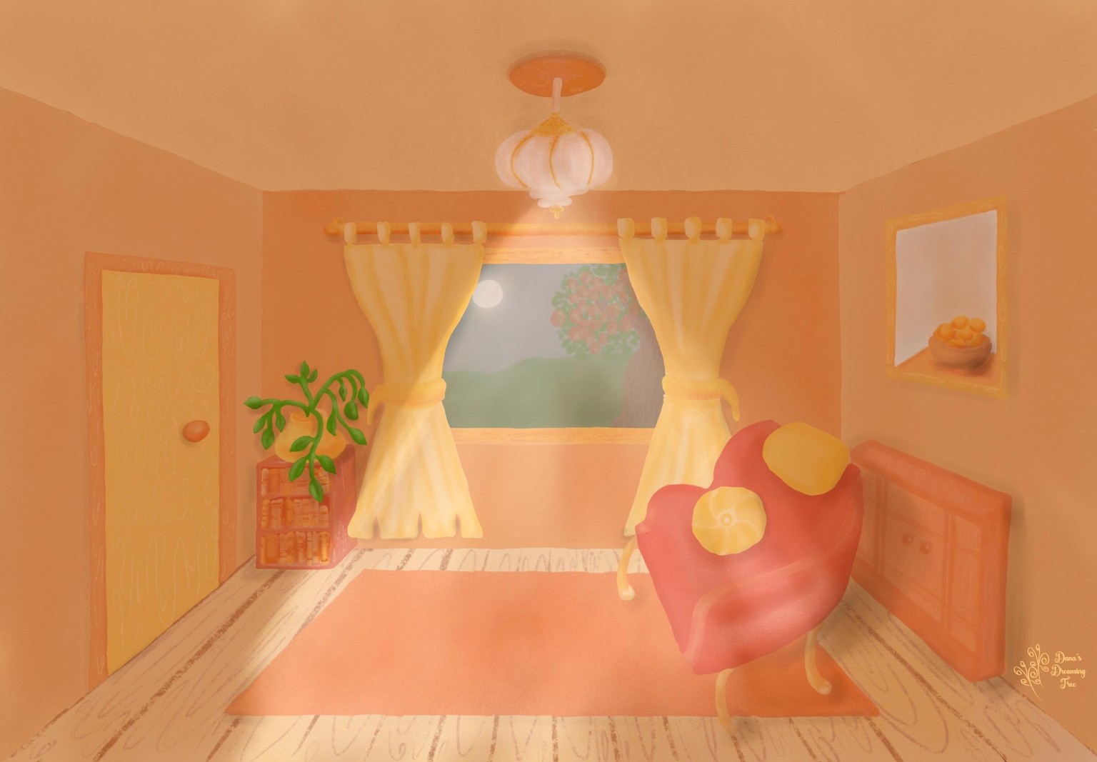 Sunny Room, Bookcase and Happy Street - image 6 - student project