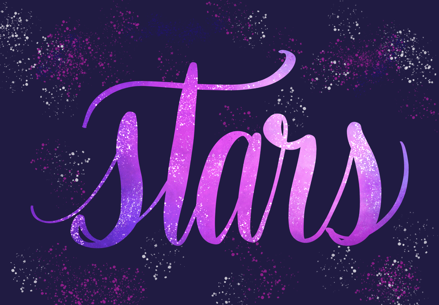 Digital Calligraphy Celestial Effect - image 1 - student project