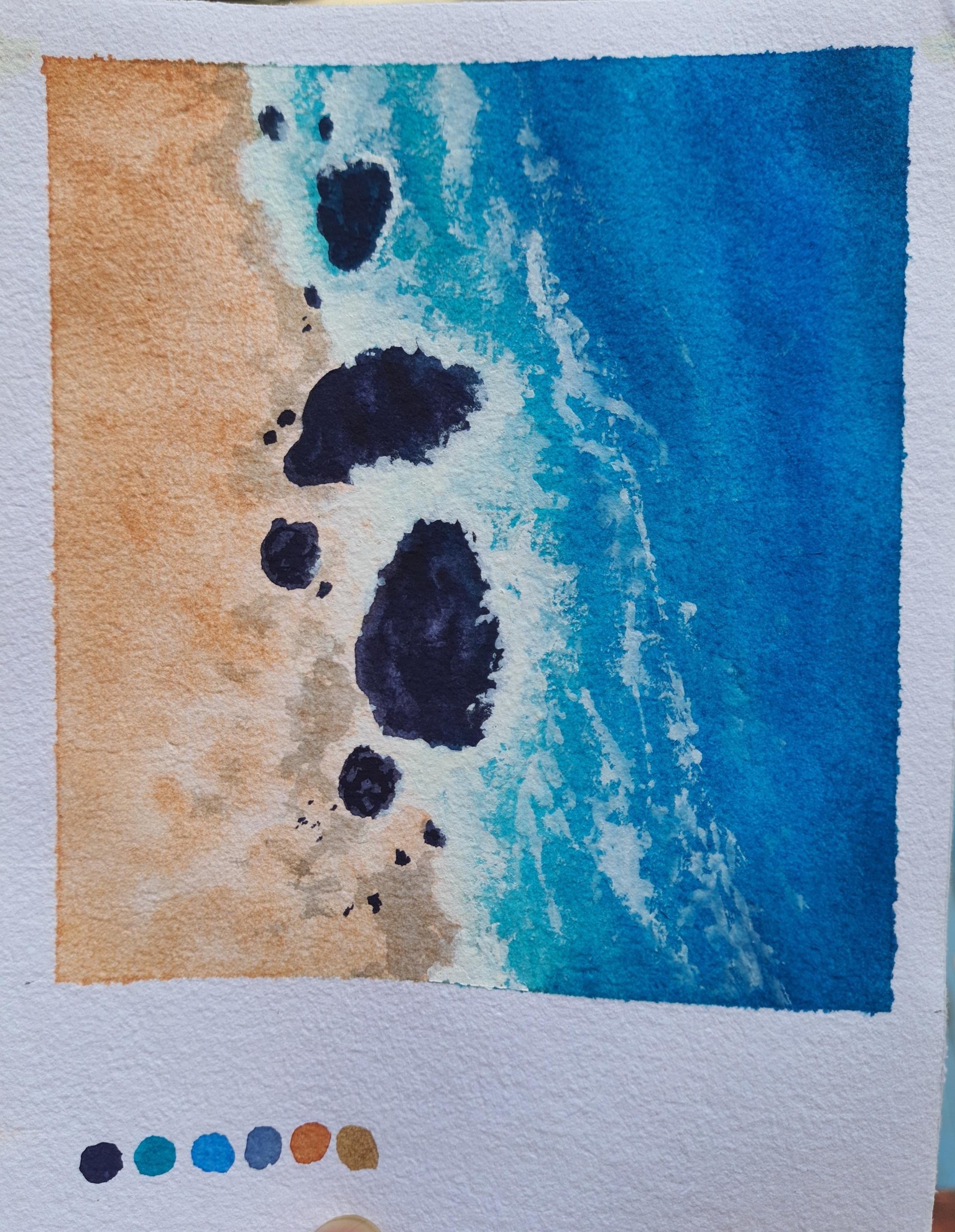 30 Days of Mini Watercolor Landscapes. .. !!! - image 28 - student project