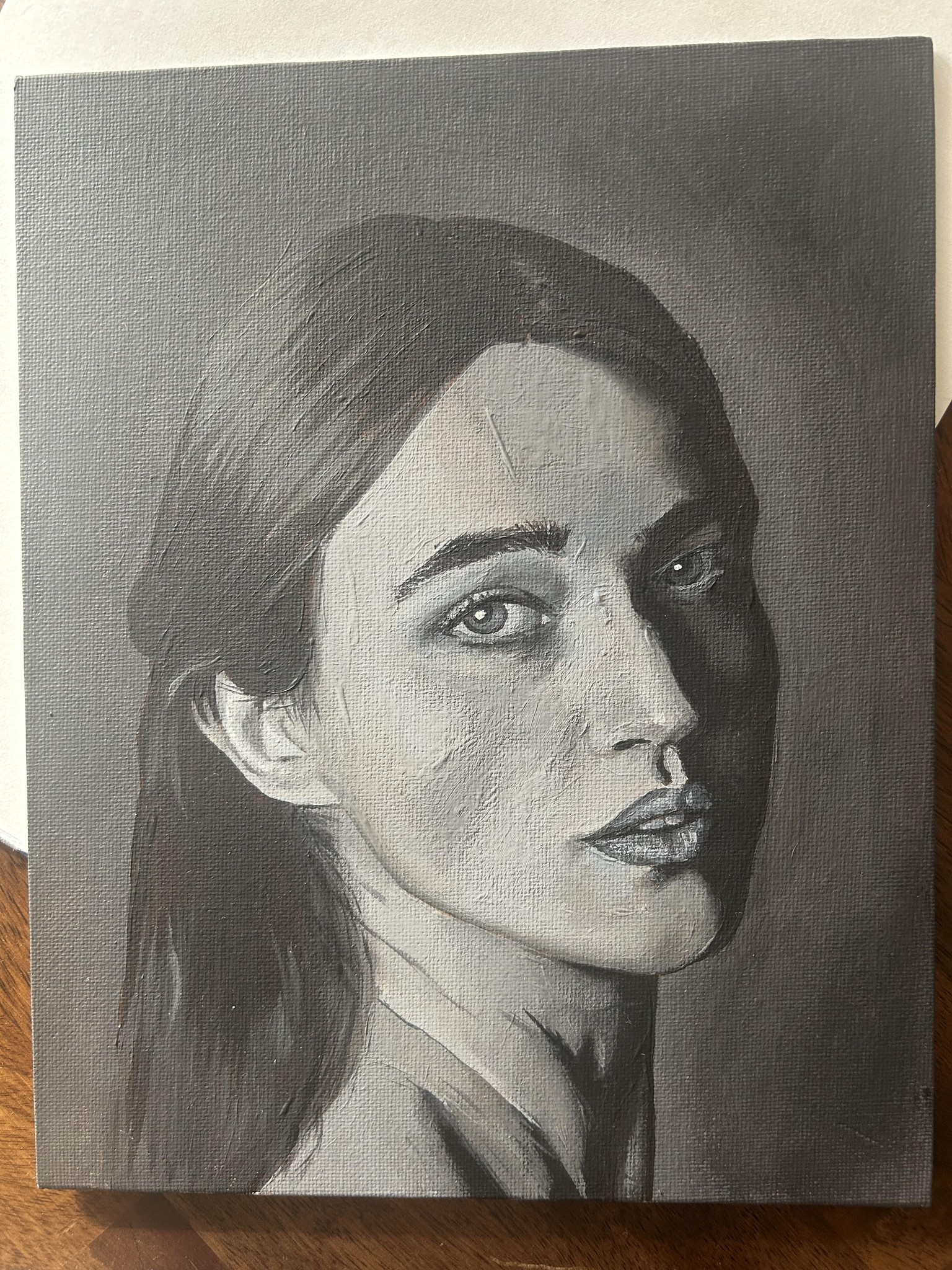 Grisaille portrait - image 1 - student project