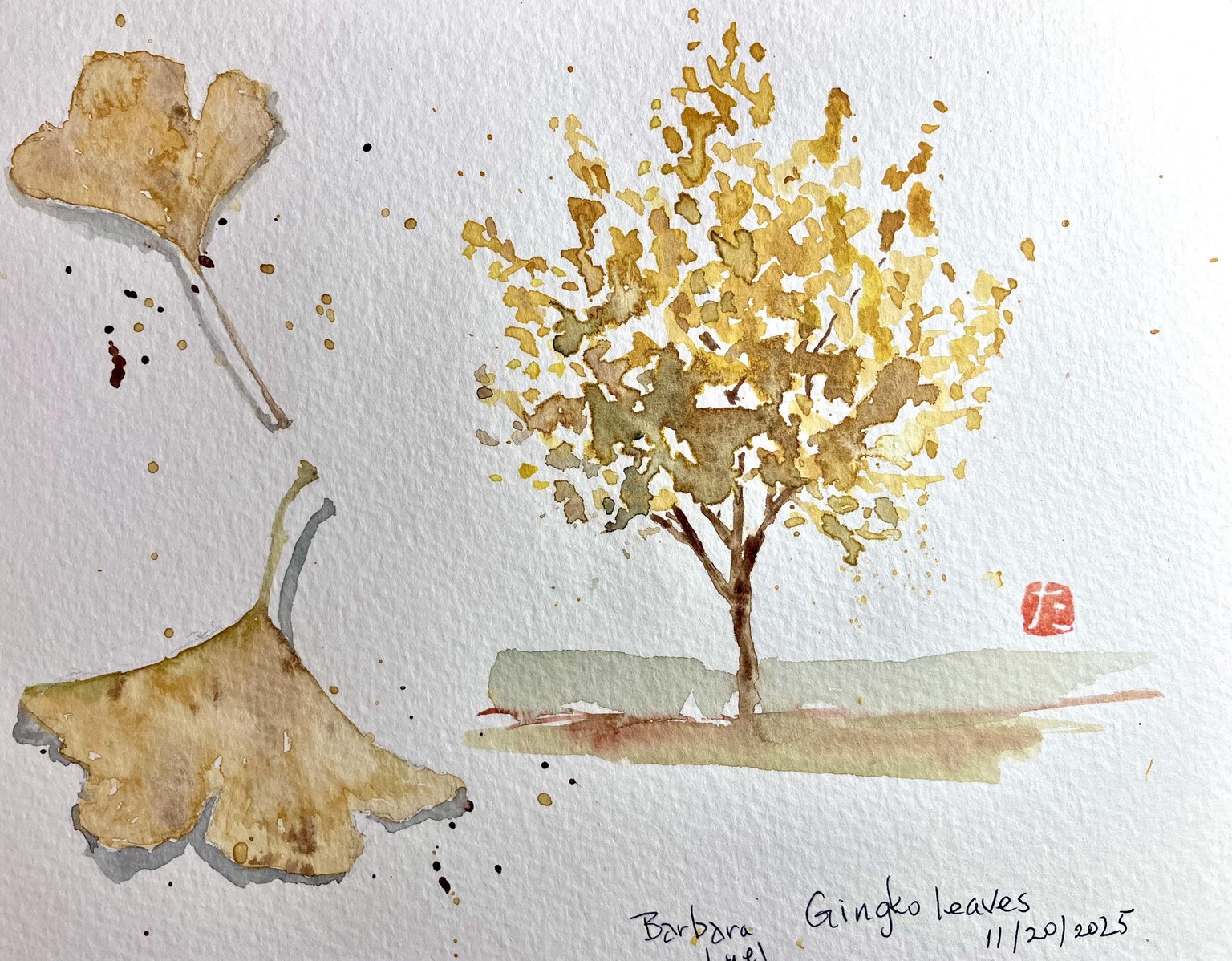Autumn Watercolors - image 2 - student project