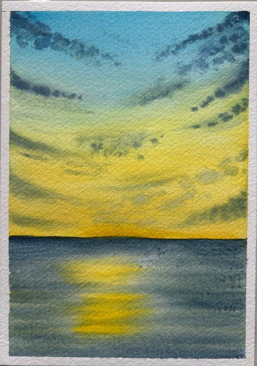 15 watercolor landscapes - image 3 - student project