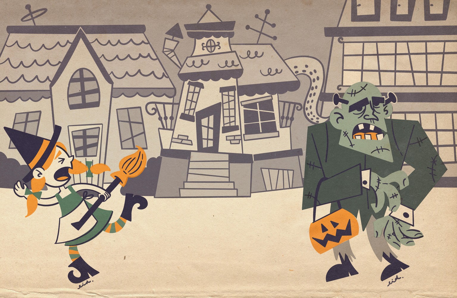 Spooky trick or treating - image 1 - student project