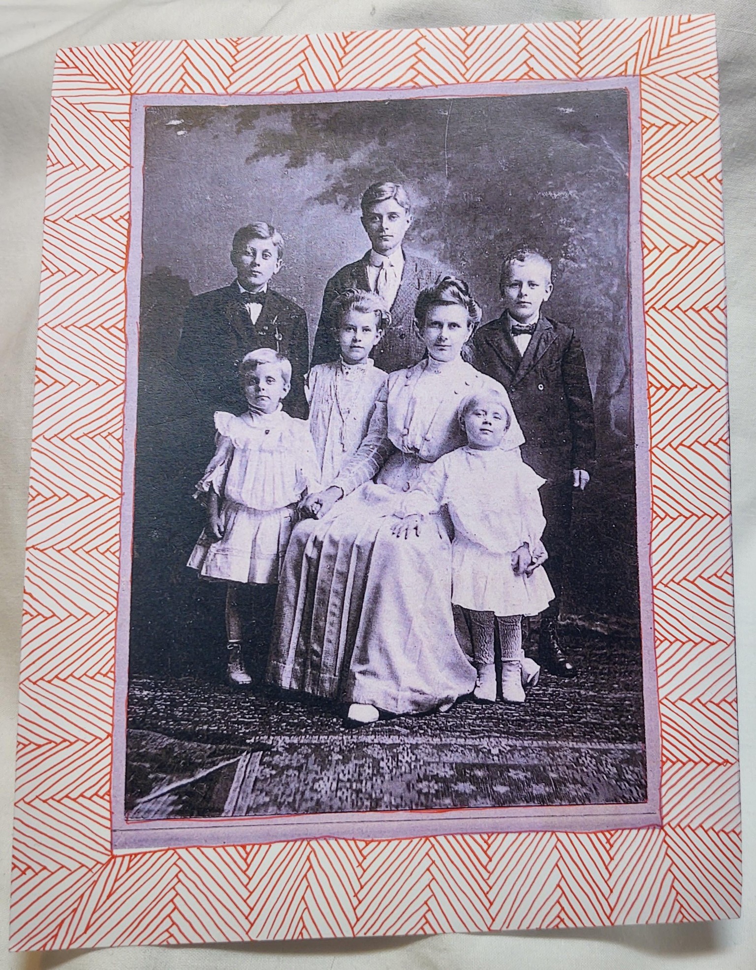 Zentangle on Vintage Photos - image 2 - student project