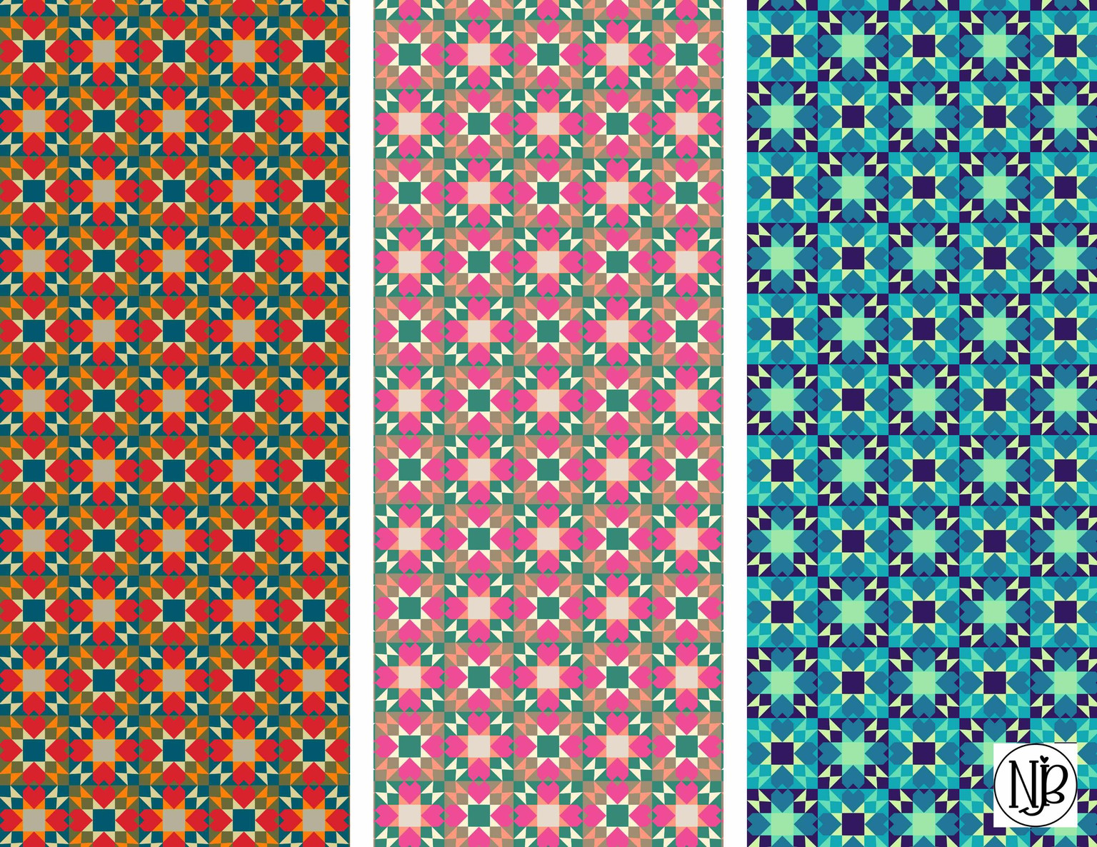 Quilt patterns - image 3 - student project