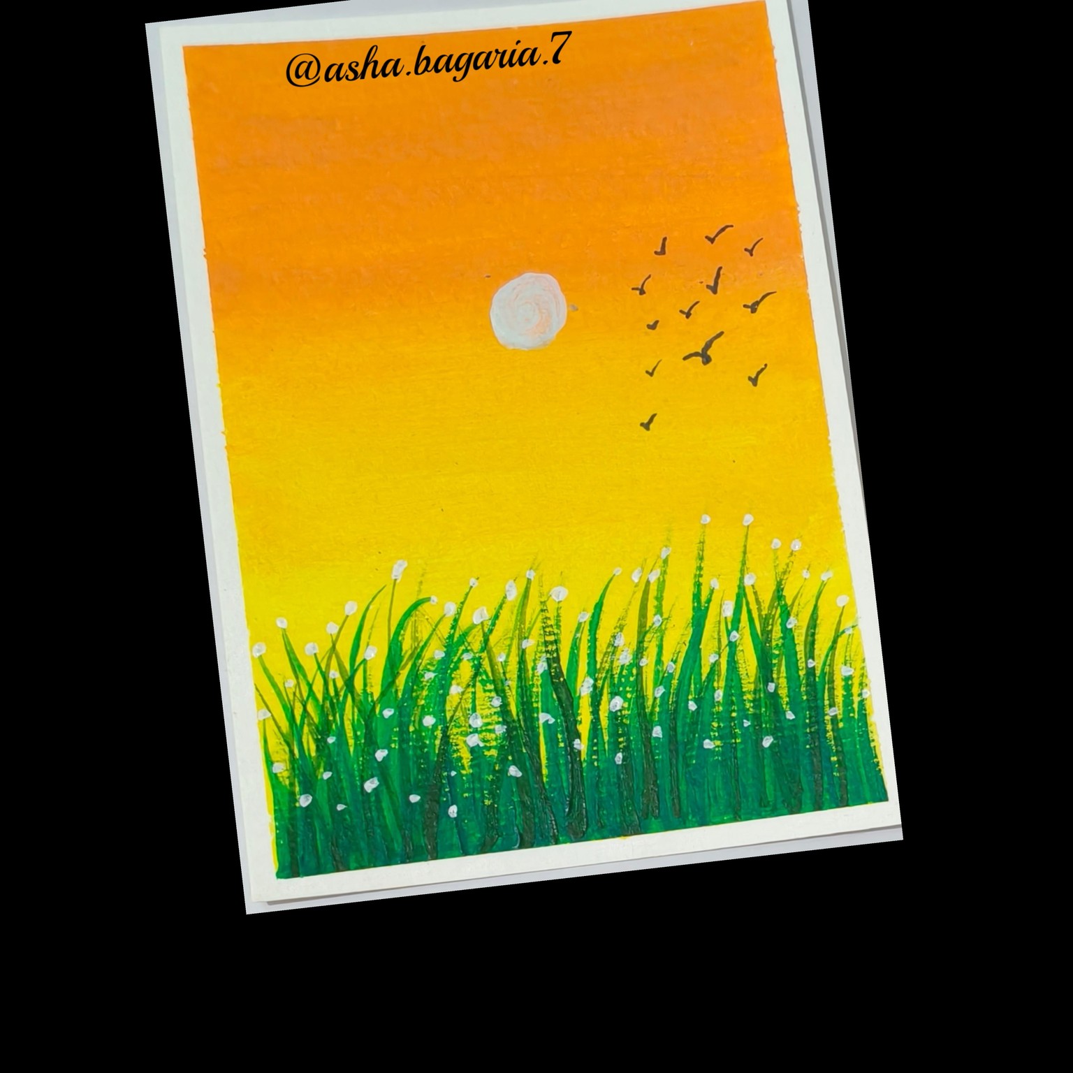 Acrylic landscape challenge - image 12 - student project