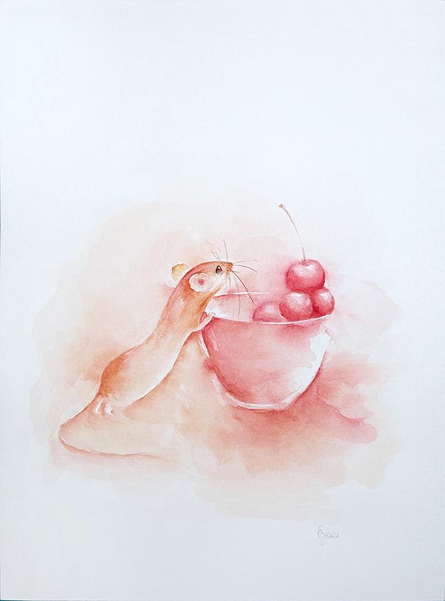 Mouse and Cherries - image 1 - student project