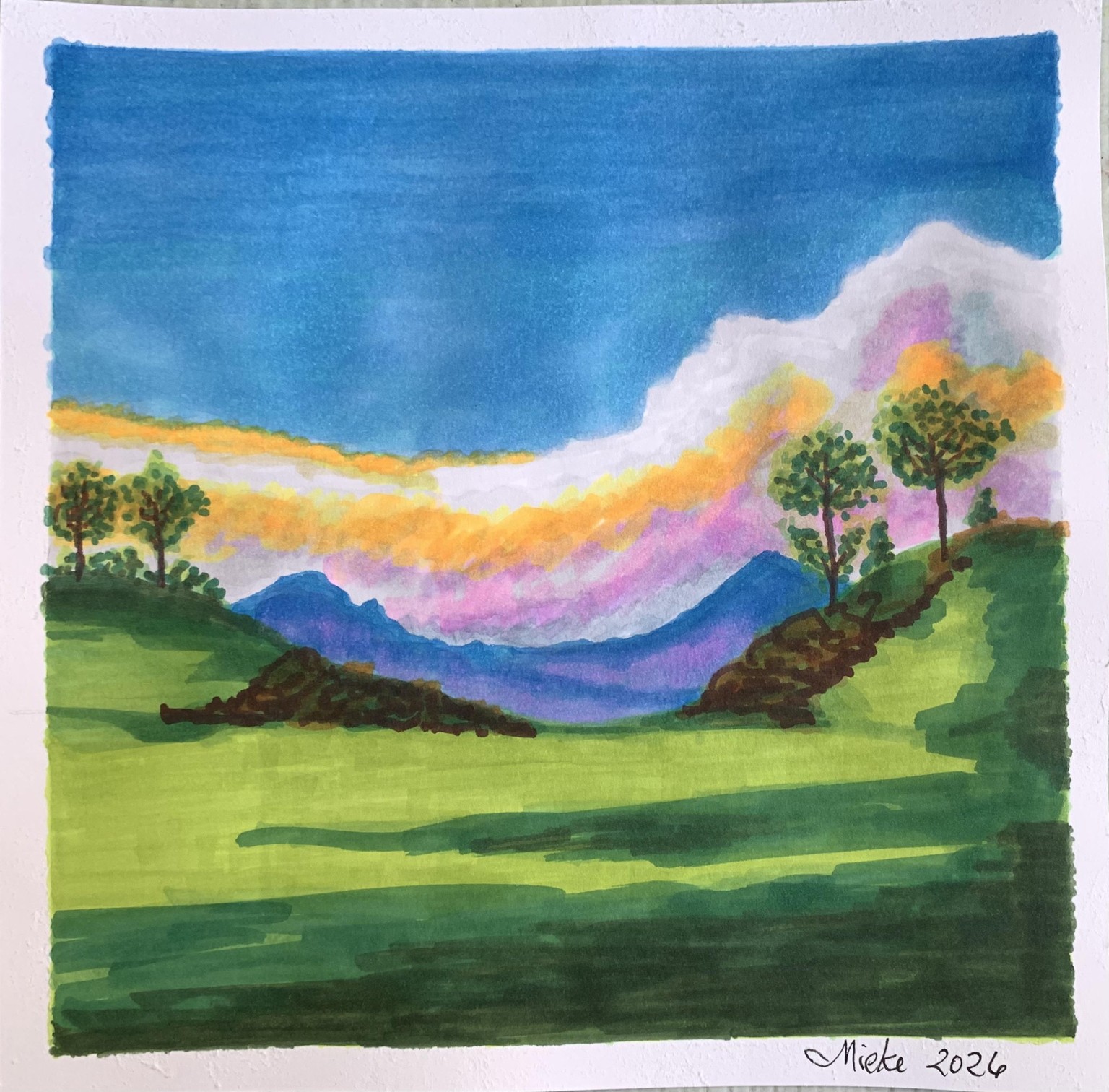 Using alcohol markers - image 2 - student project