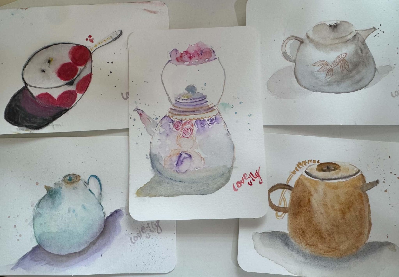 5 days of sketching in watercolor & color pencil - image 1 - student project