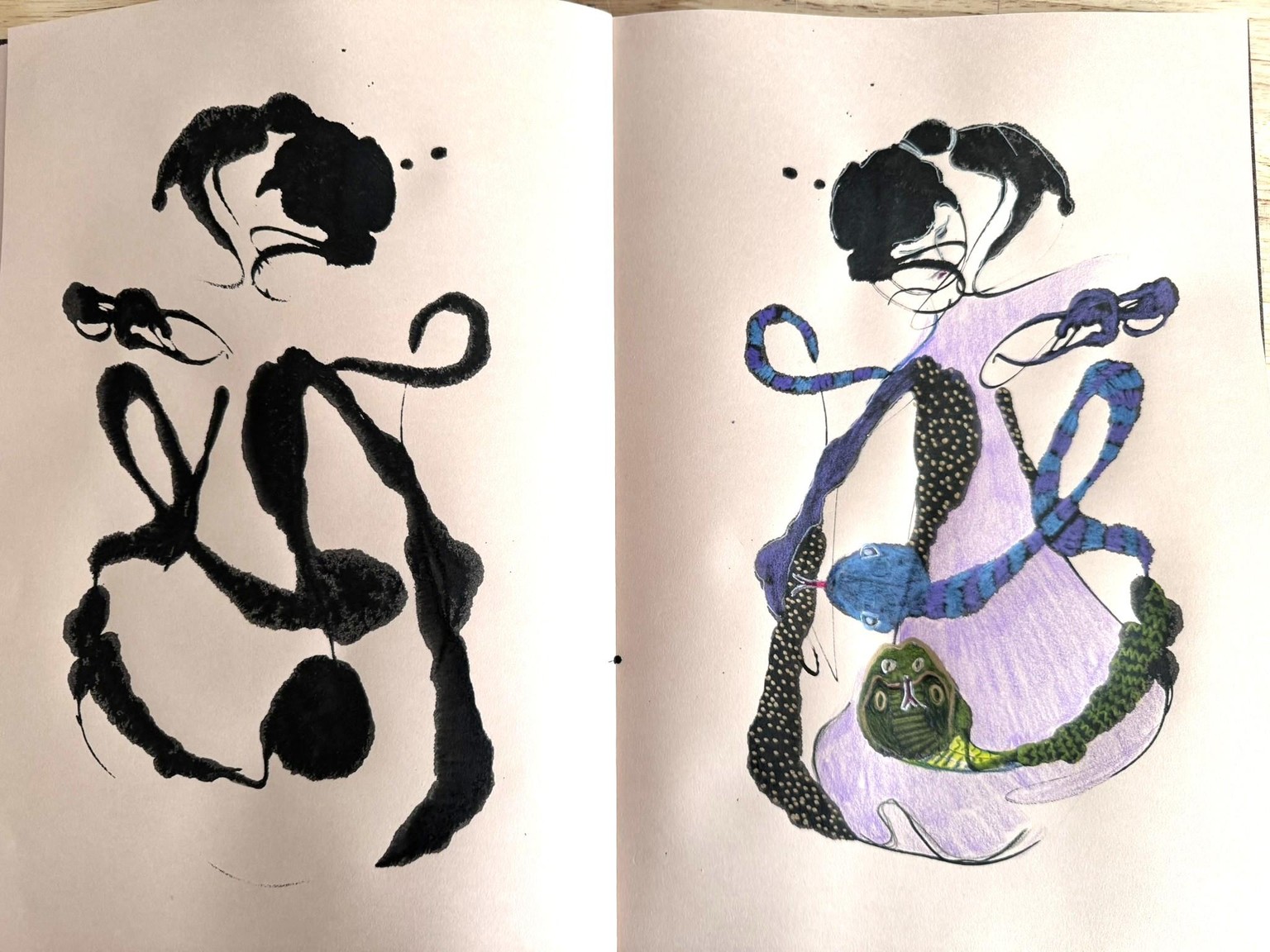 Ink Blot Art - image 1 - student project