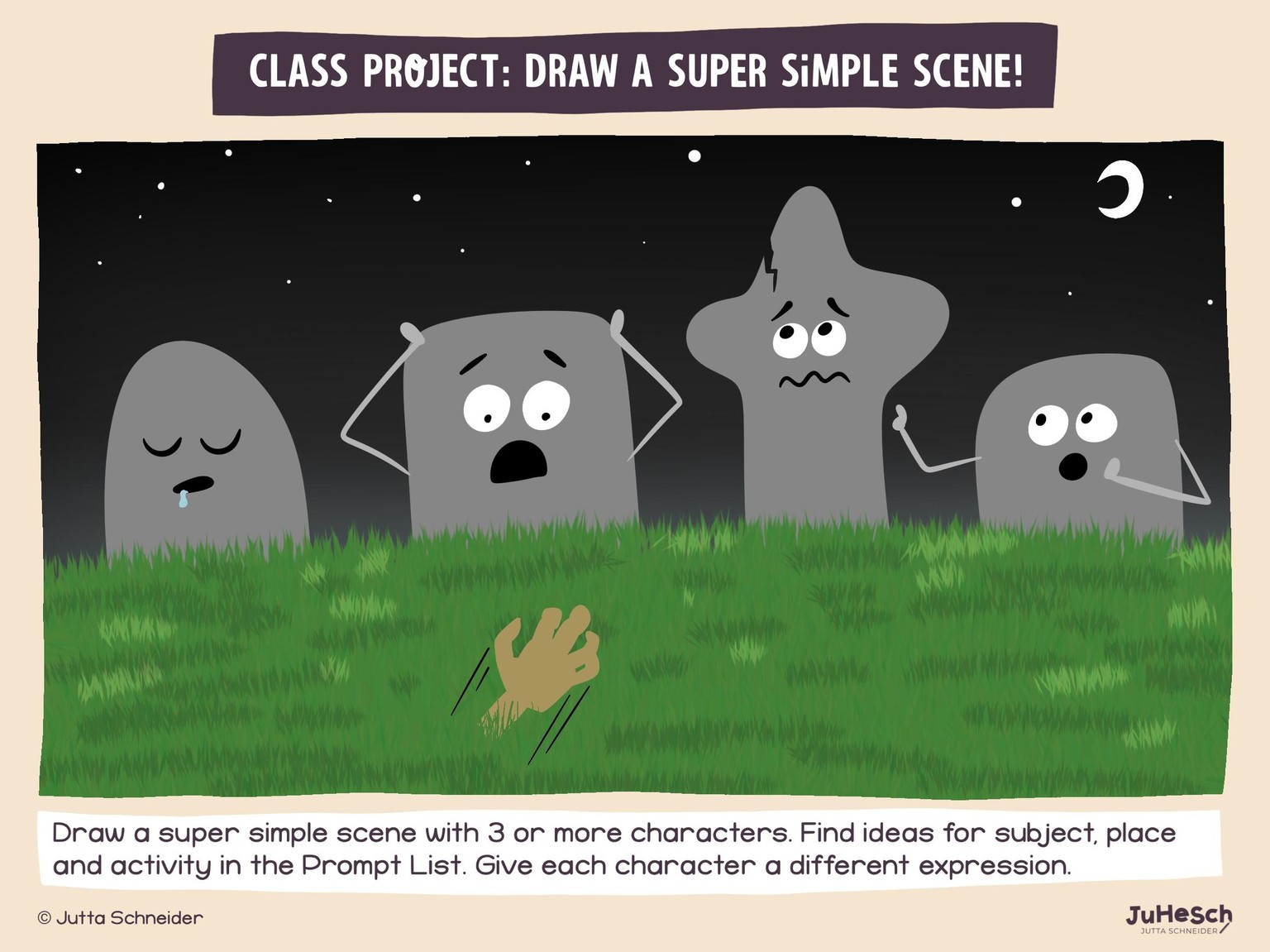 Silly eyes in the graveyard - image 1 - student project