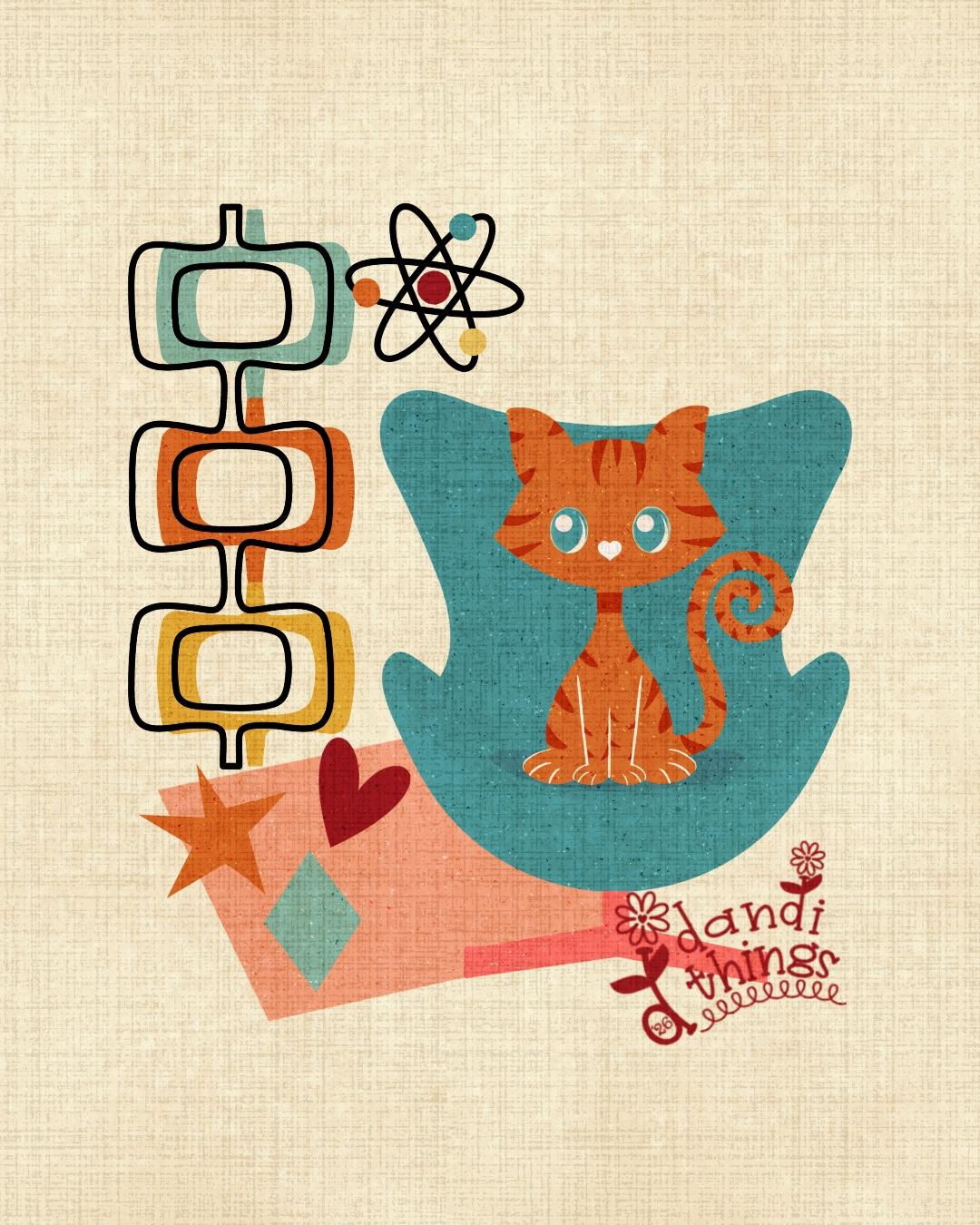 Mid-Century Cat's Meow - image 6 - student project