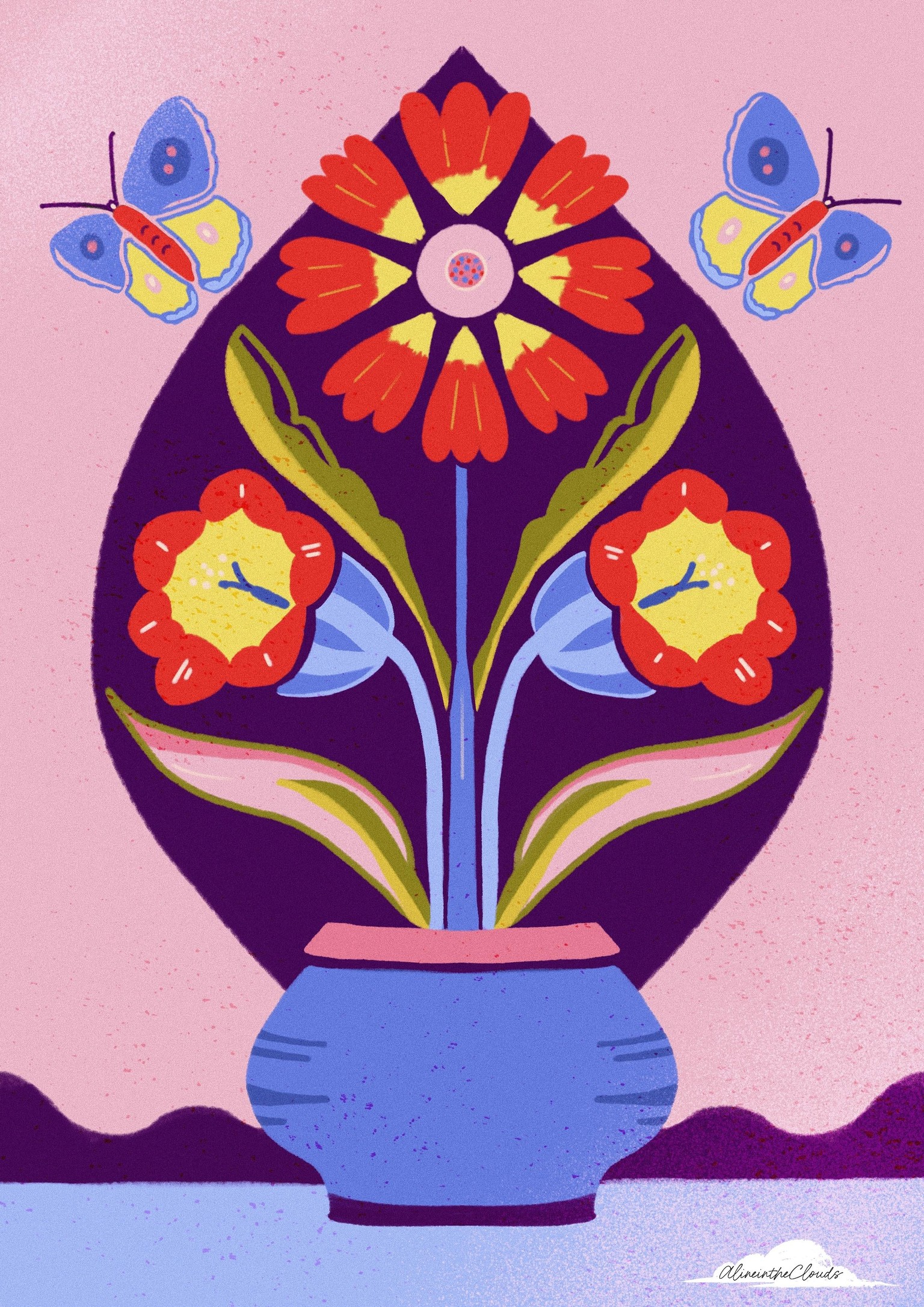 Floral poster - image 3 - student project
