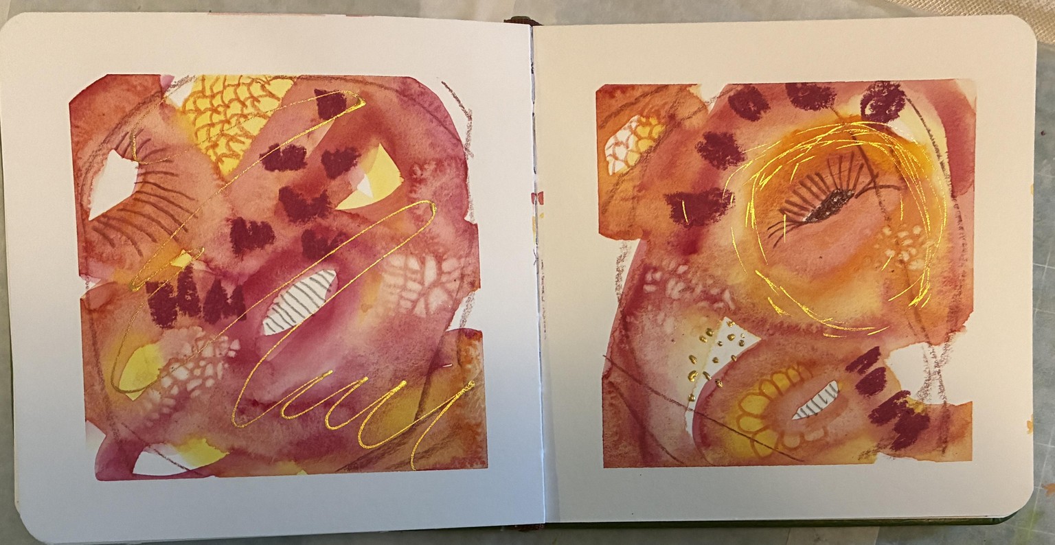 Initial Abstract Paintings - image 1 - student project
