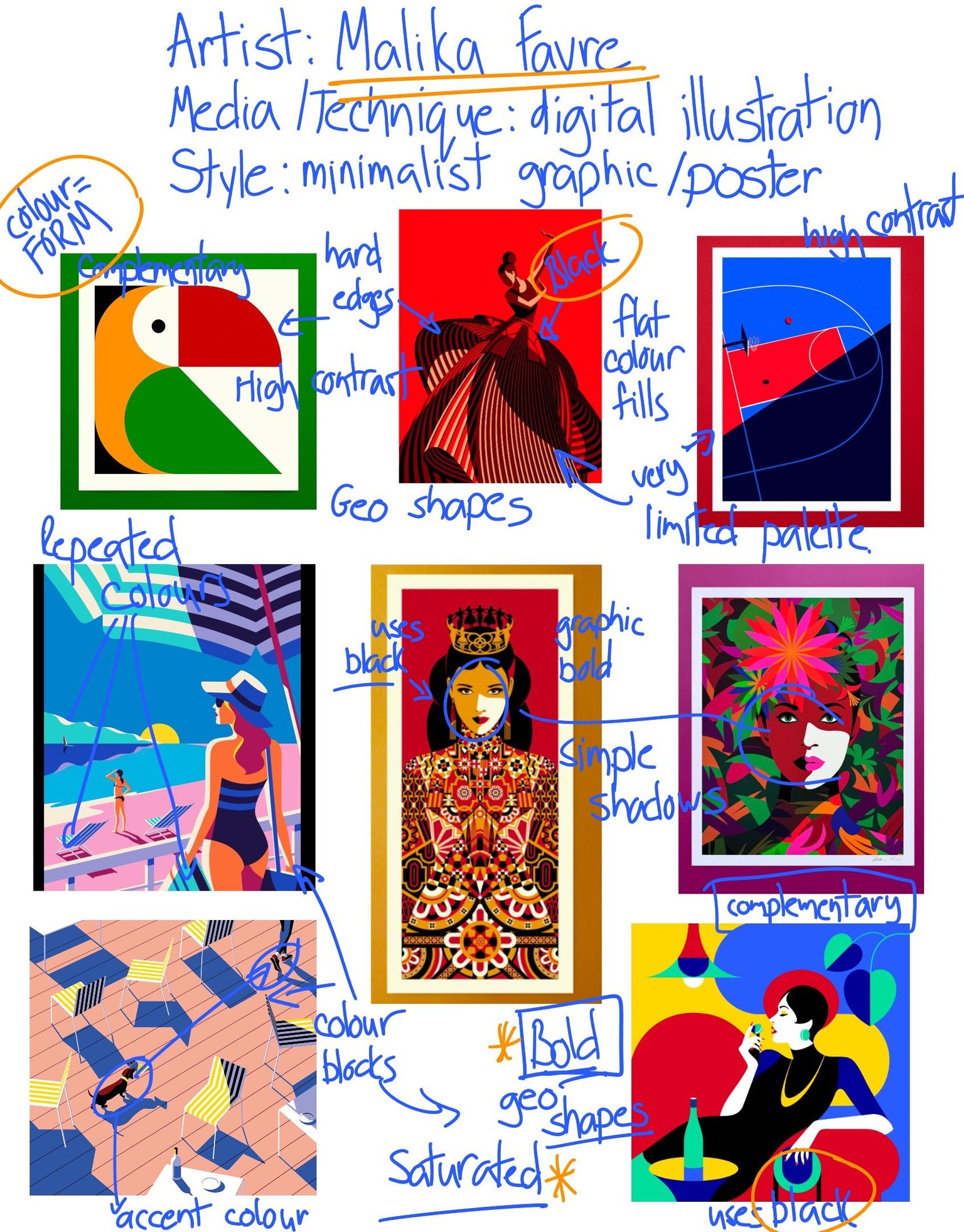 Limited colour palette - image 3 - student project