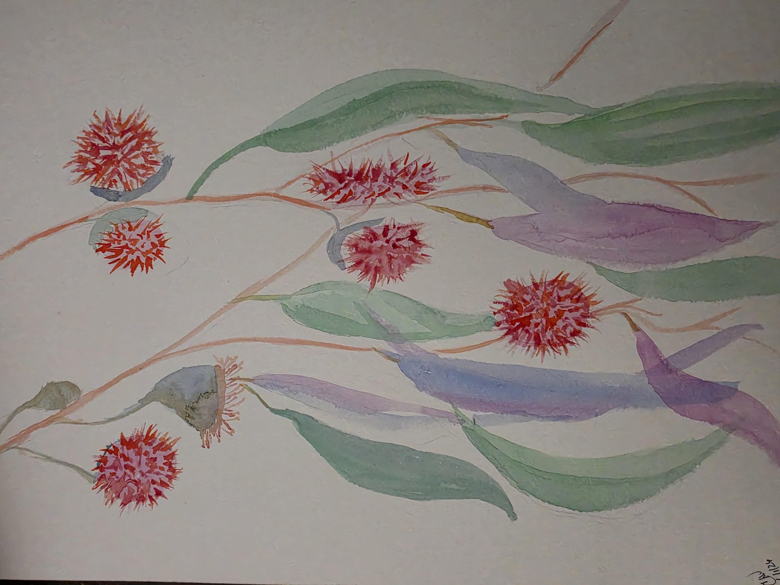 Watercolor Flowers - image 1 - student project