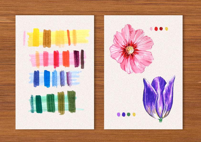 My Brush Pen Painted Flowers! - image 8 - student project