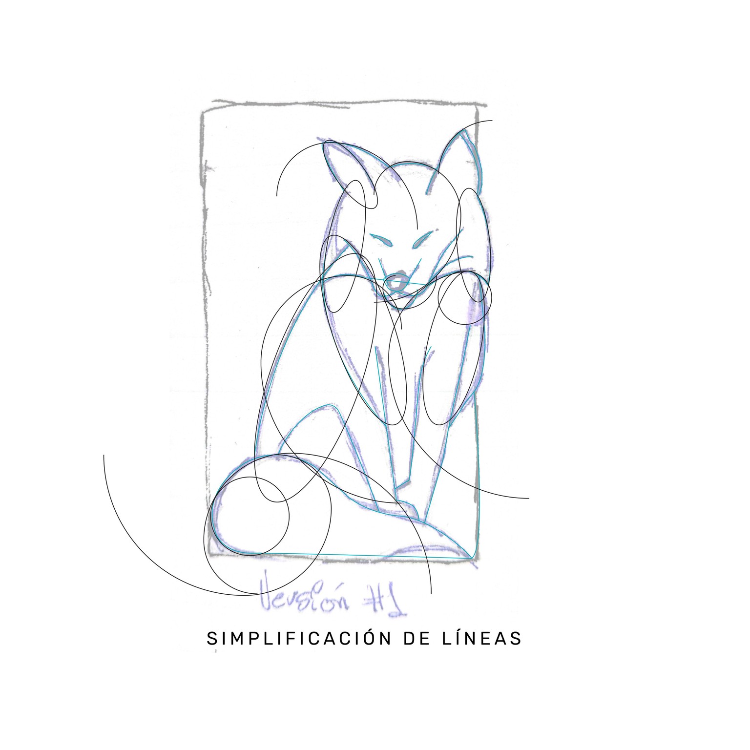 Fox logo featuring the golden ratio. - image 5 - student project