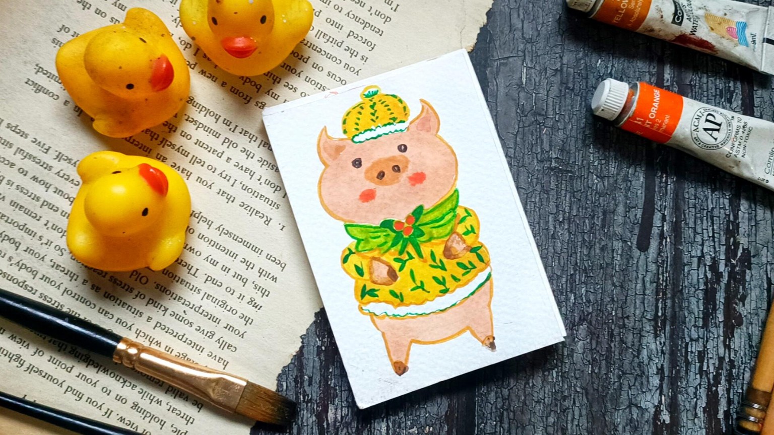 Cute little cozy pigs - image 3 - student project