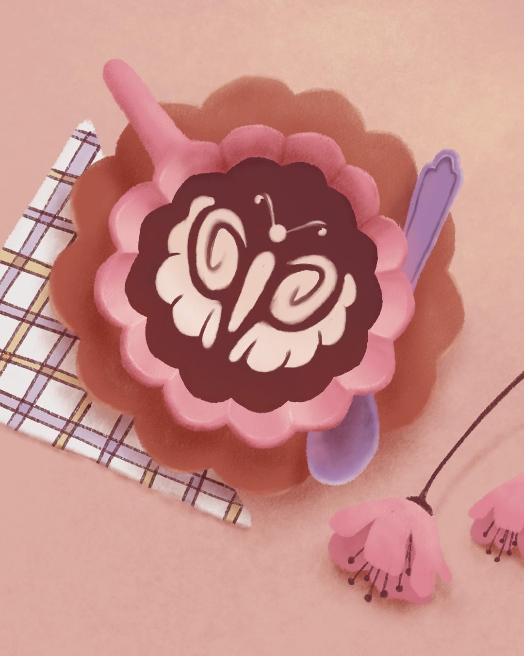 Cute little coffee scene - image 1 - student project